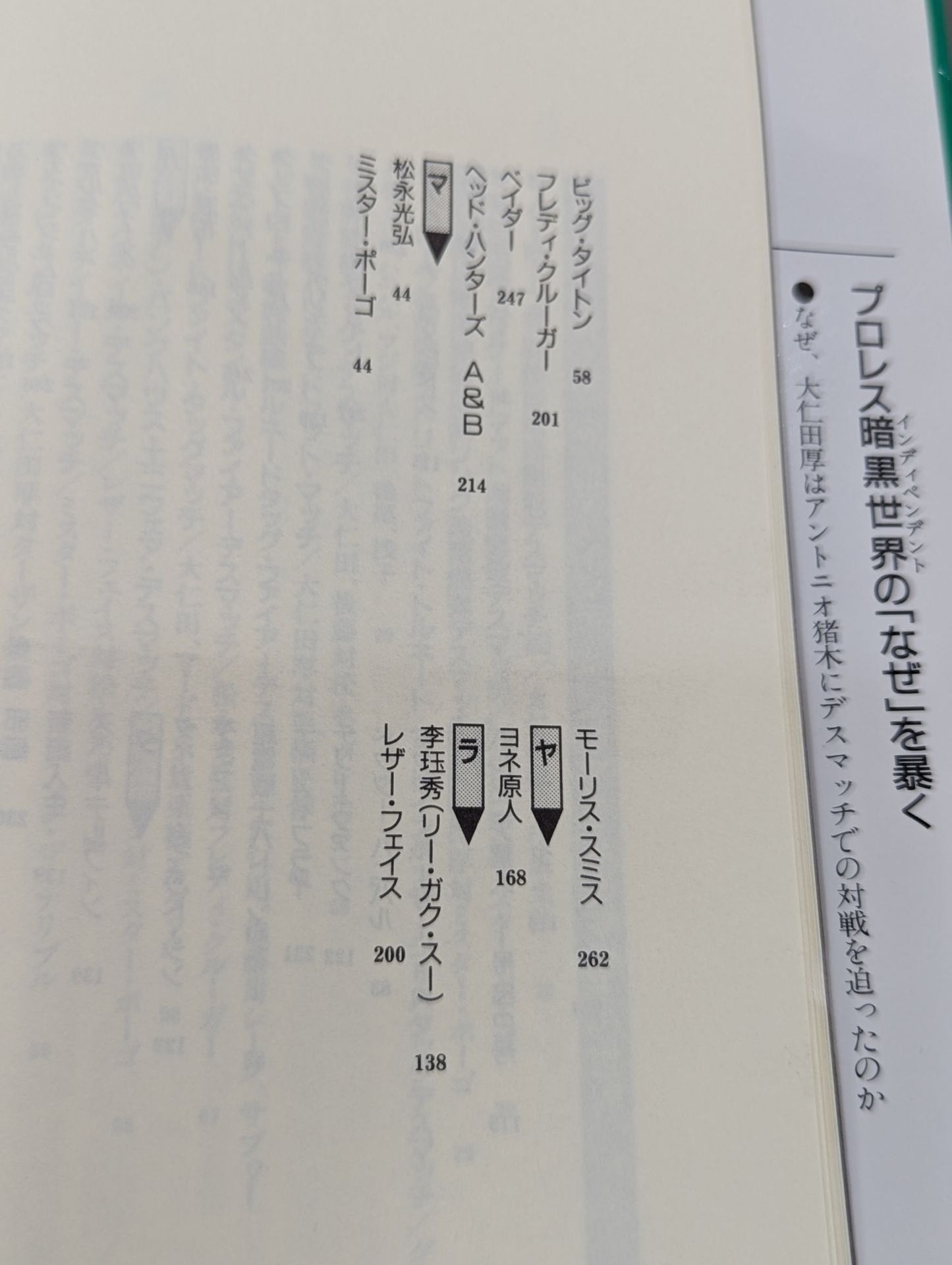 Pocket Book 62 Atsushi Onita UWF "DarknessThe Truth About Pro Wrestling