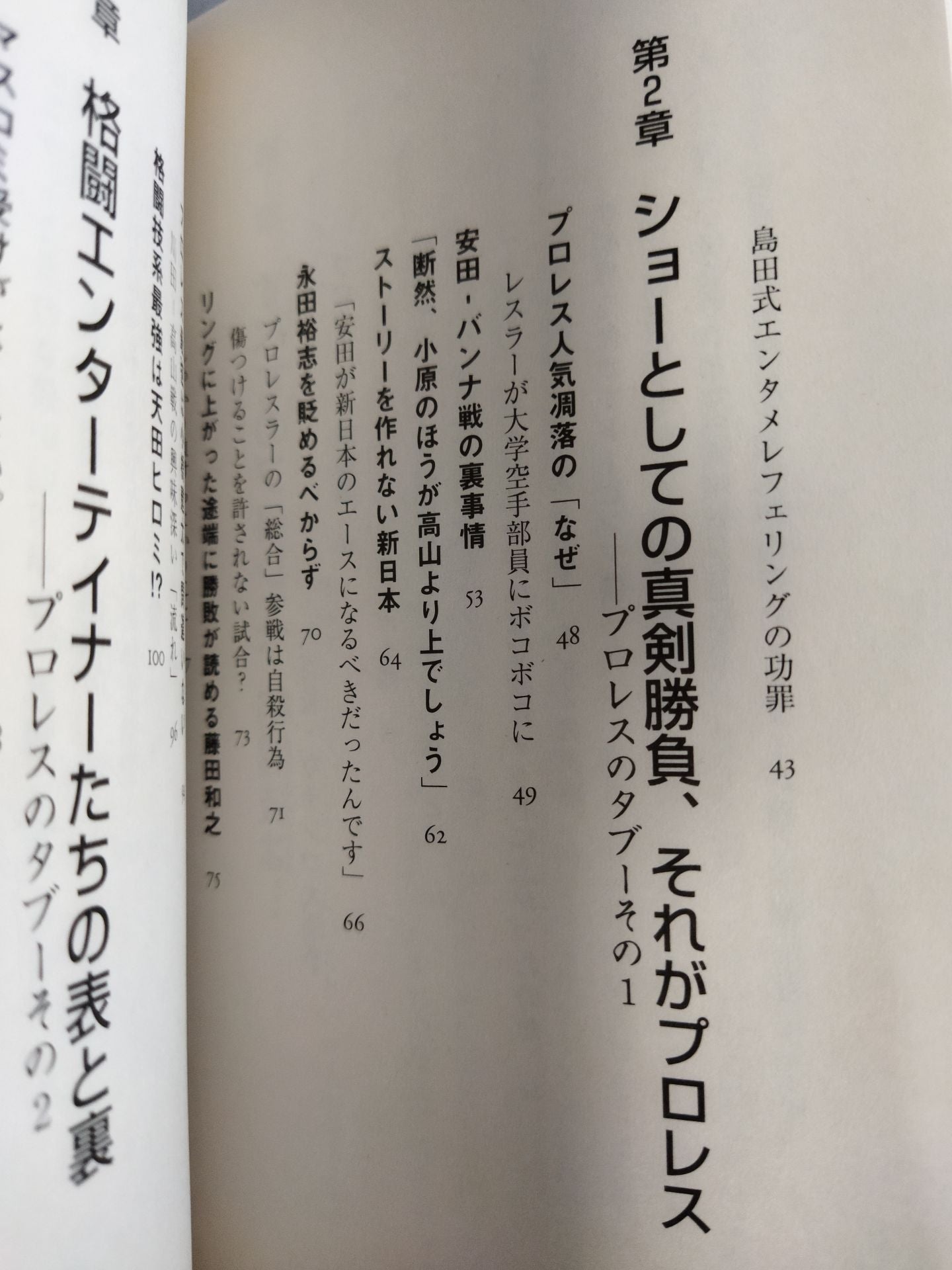 How to read Pro Wrestling , K1, PRIDE "Contraindicated taboos"