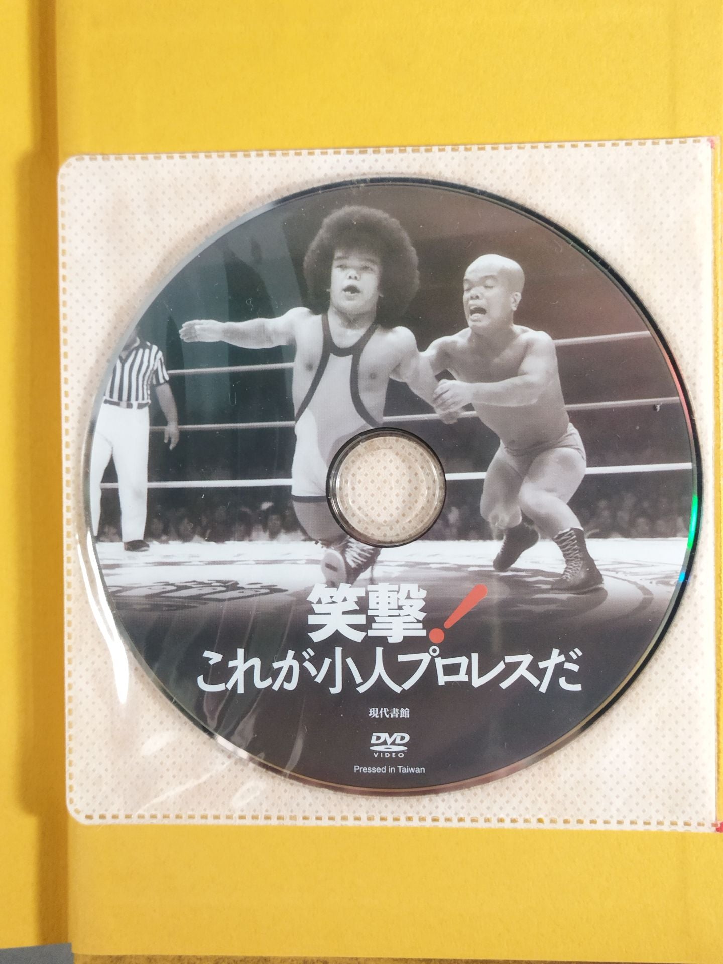 Laughter! This is dwarf Pro Wrestling