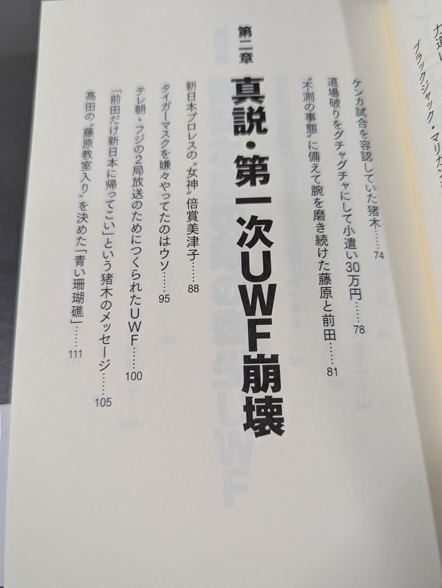 アントニオ猪木とUWF