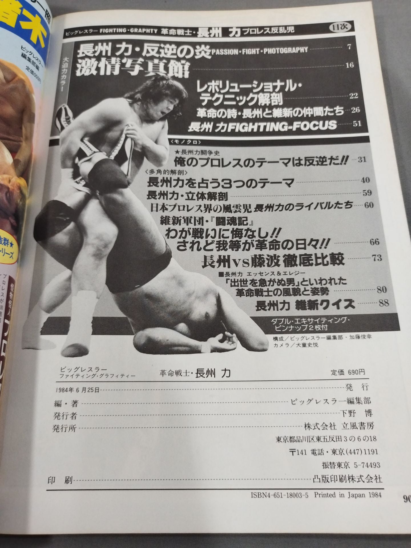 Revolutionary Warrior Riki Choshu Pro Wrestling Rebel