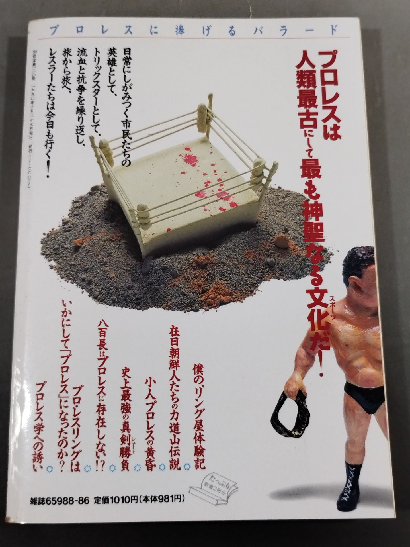 Bessatsu Takarajima 120 A ballad dedicated to Pro Wrestling The story of God's chosen and unreliant people!