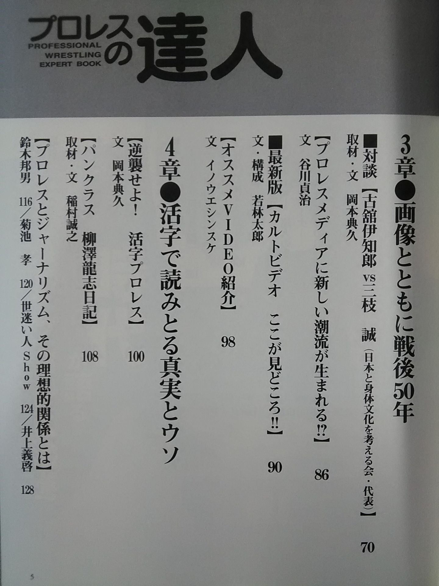 Pro Wrestling Master Vol.7 Pro Wrestling Desire for catharsis