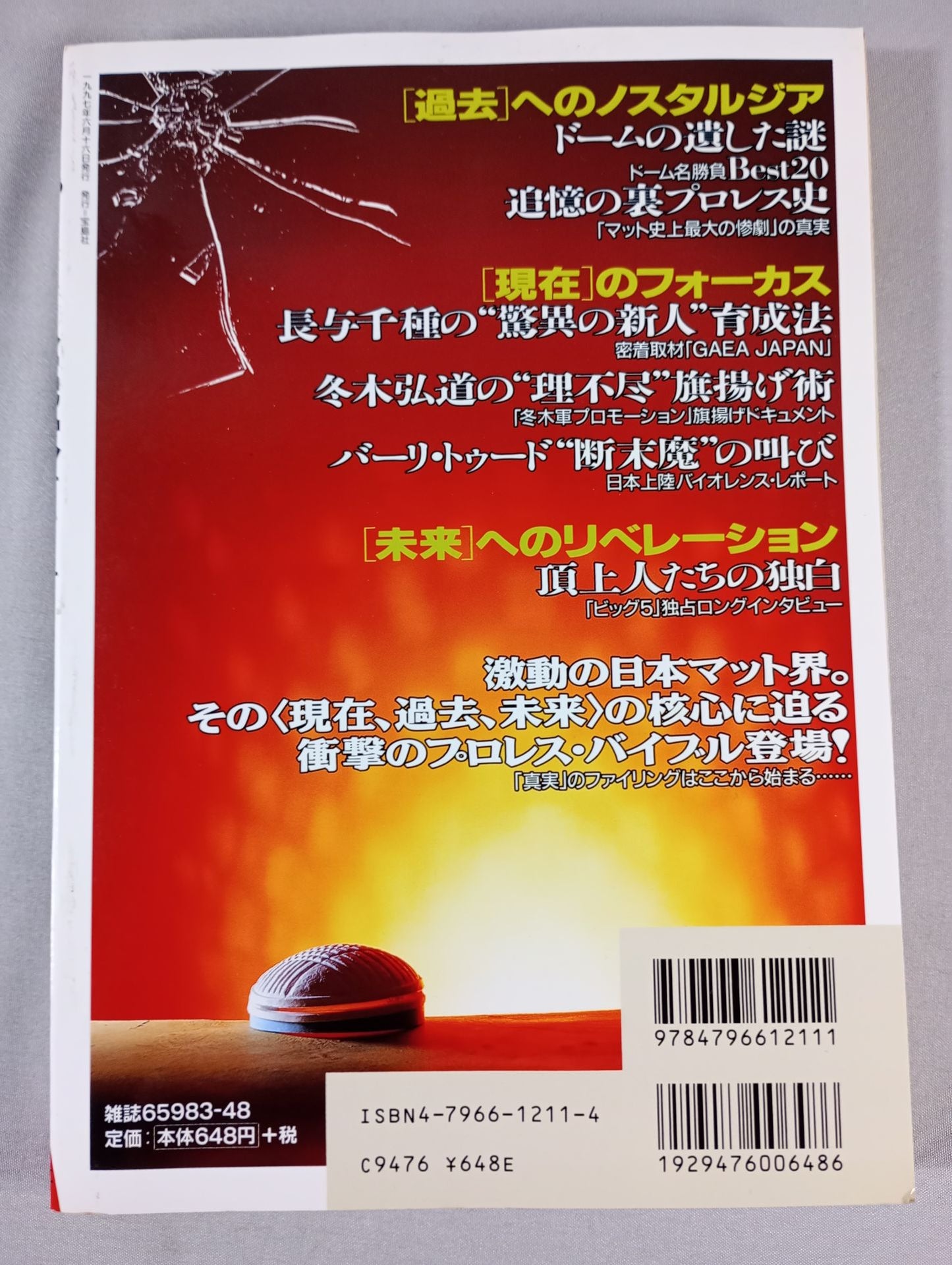 Bessatsu Takarajima Special Edition Pro Wrestling Reader FILES Vol.1