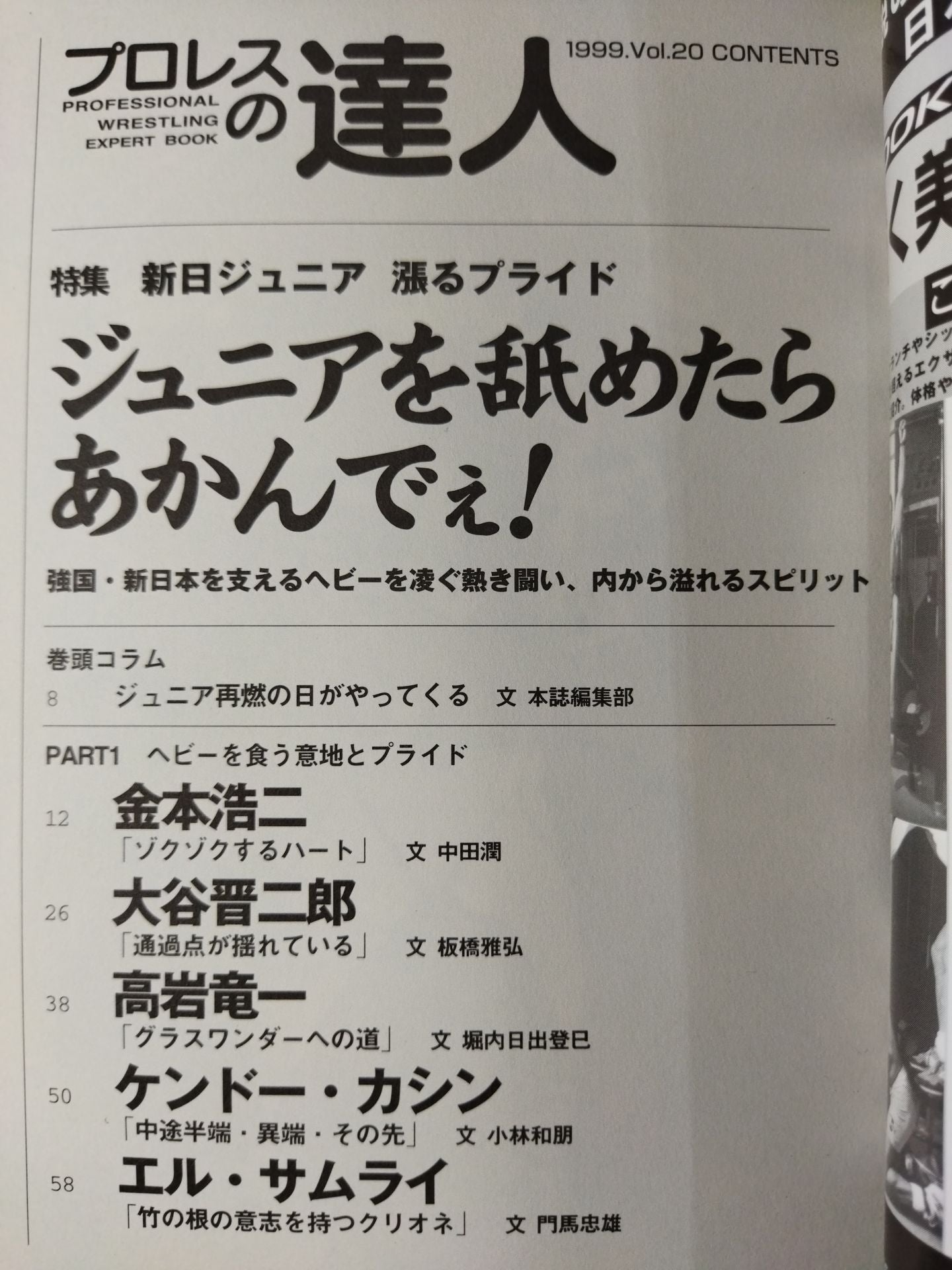 Pro Wrestling Master Vol.20 New Japan Pro Wrestling - If you lick Junior, it's okay!