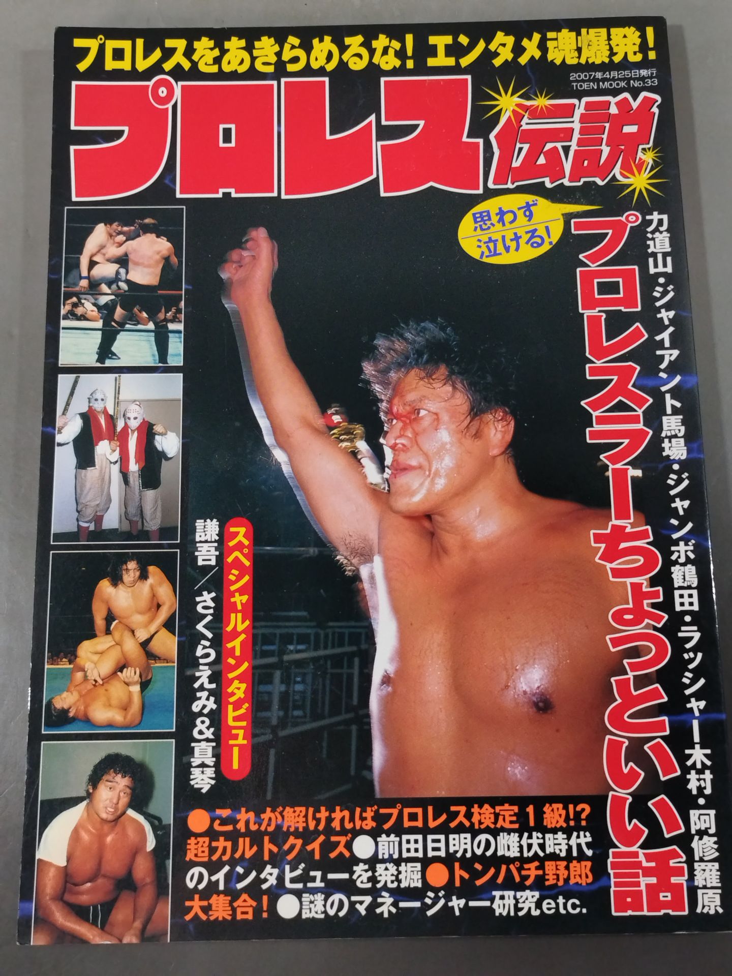 プロレス伝説 プロレスをあきらめるな!エンタメ魂爆発!