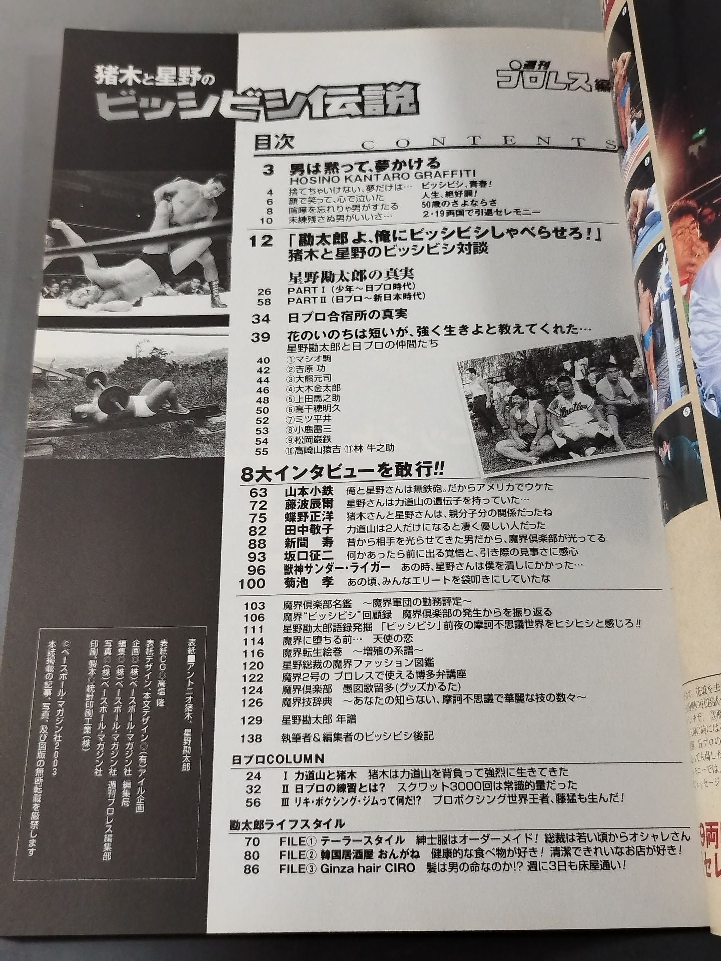 Inoki and Hoshino's Legend of Bishibishi ~Kantaro HoshinoThe Truth of ~