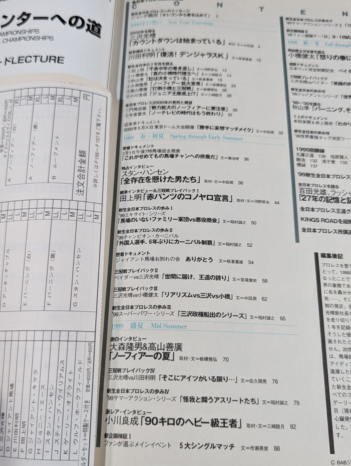 全日本プロレス2000年鑑