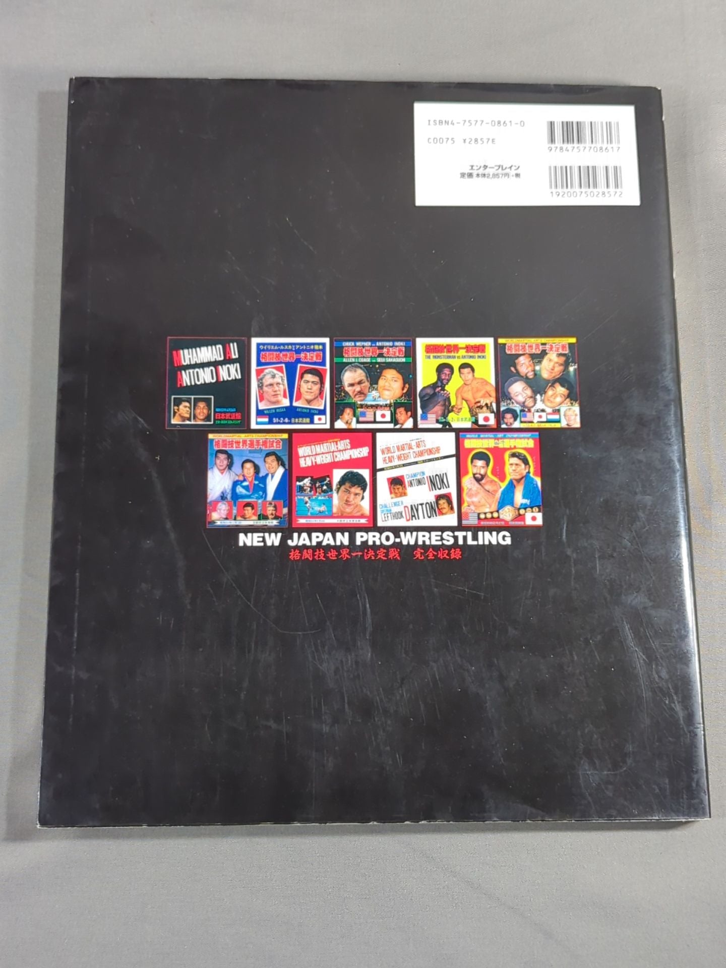 Burning Fighting Spirit New Japan Pro Wrestling Pro-wrestling 30th Anniversary Publication Project Official Reprint Pamphlet Series Martial Arts World Championship Fight