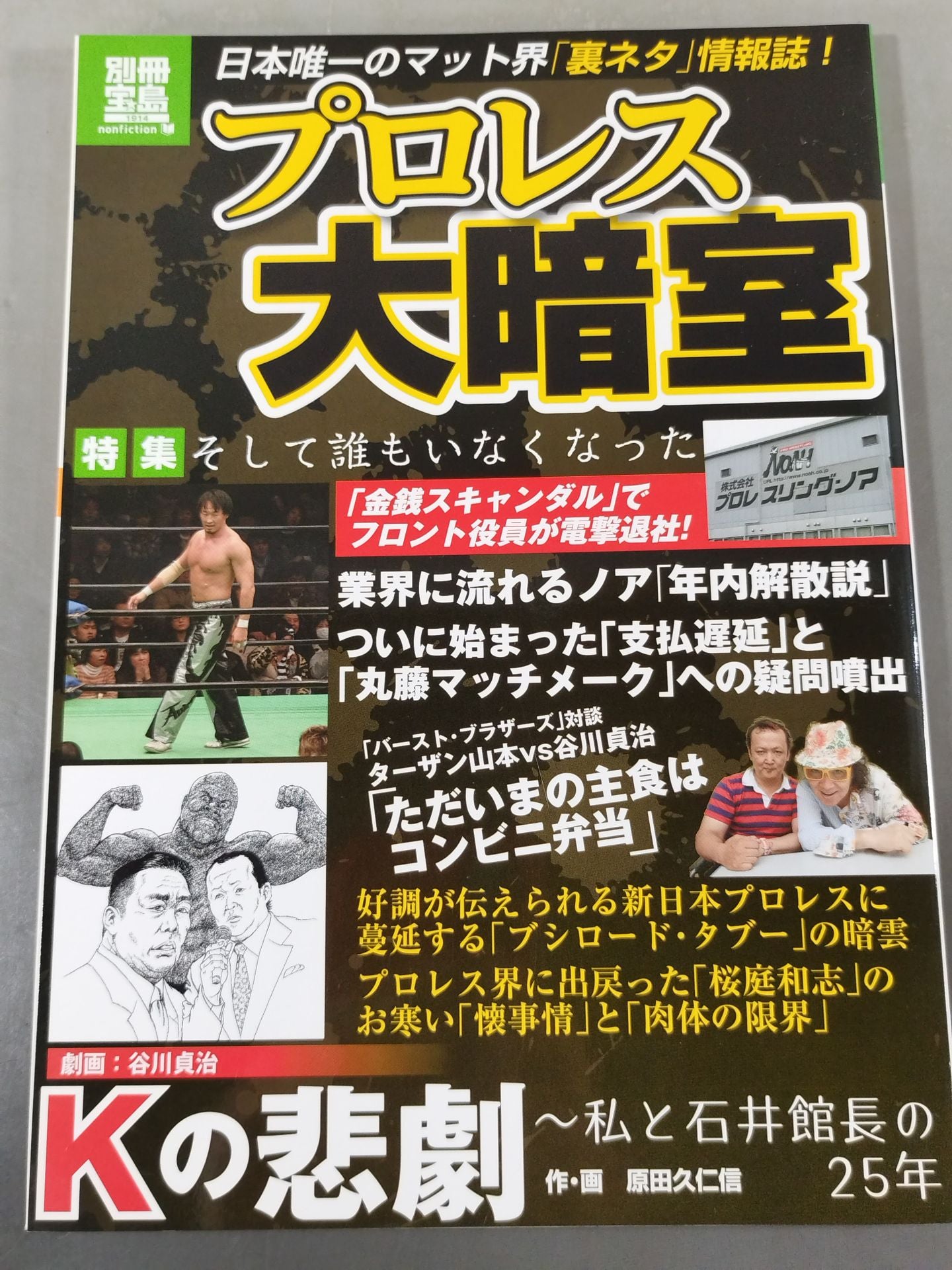 別冊宝島1914 プロレス大暗室 業界に流れるノア「年内解散説」