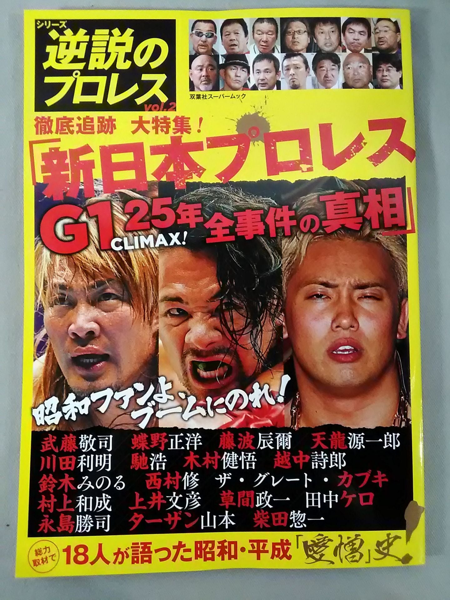シリーズ 逆説のプロレス Vol.2 徹底追跡 大特集! 新日本プロレスG1 CLIMAX! 25年 全