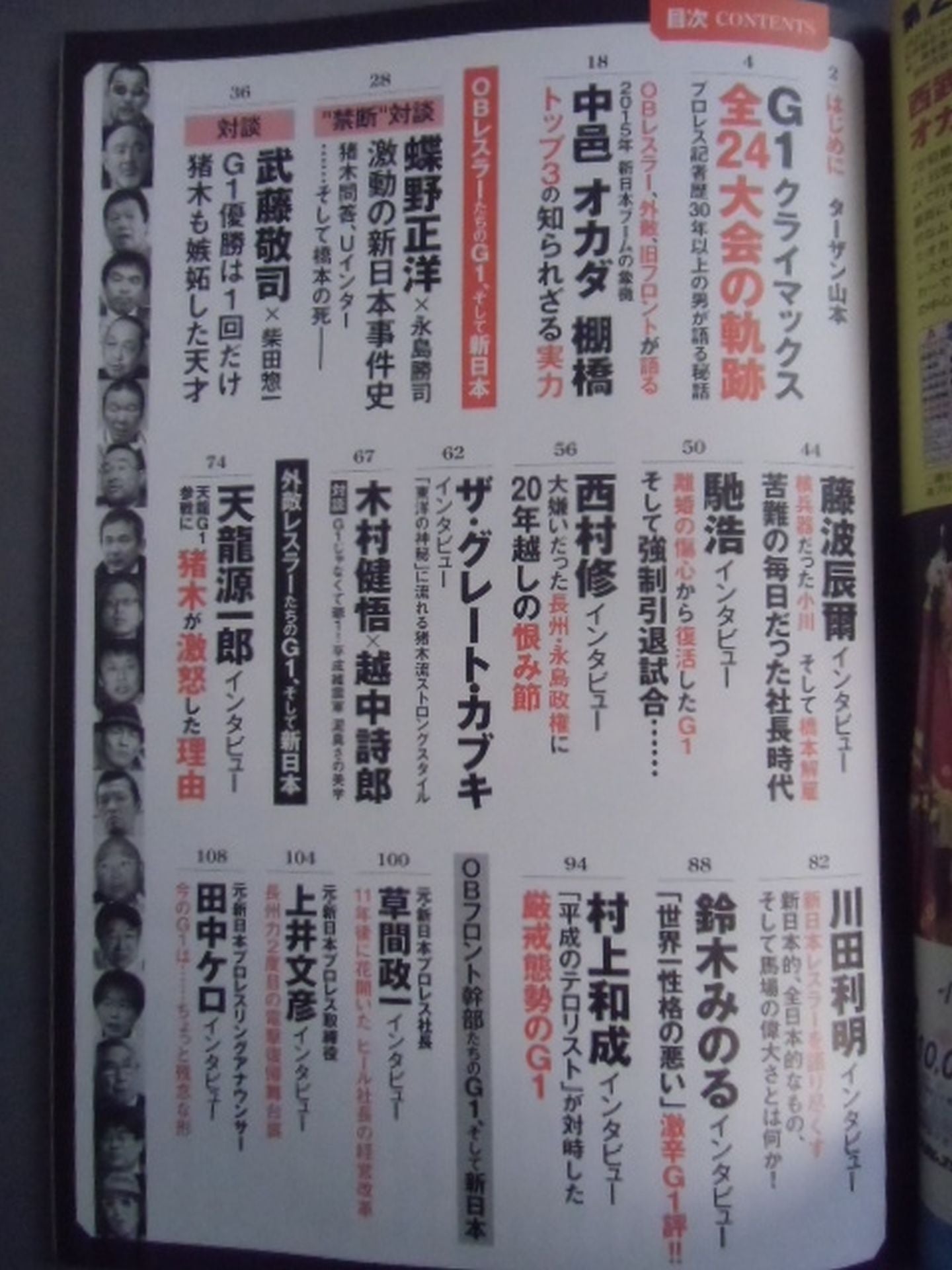シリーズ 逆説のプロレス Vol.2 徹底追跡 大特集! 新日本プロレスG1 CLIMAX! 25年 全