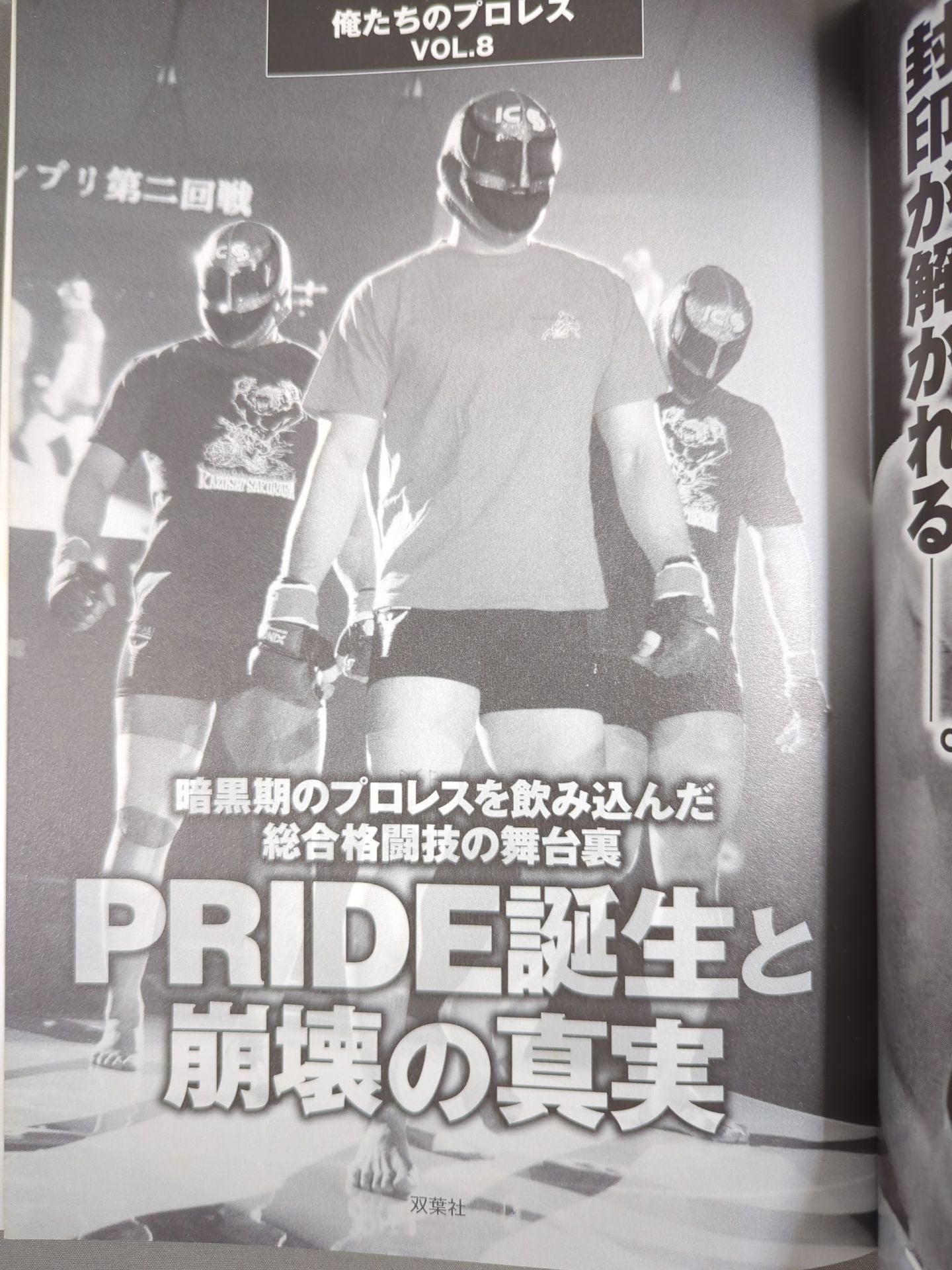 俺たちのプロレス Vol.8 暗黒期のプロレスを飲み込んだ総合格闘技の舞台裏「PRIDE誕生