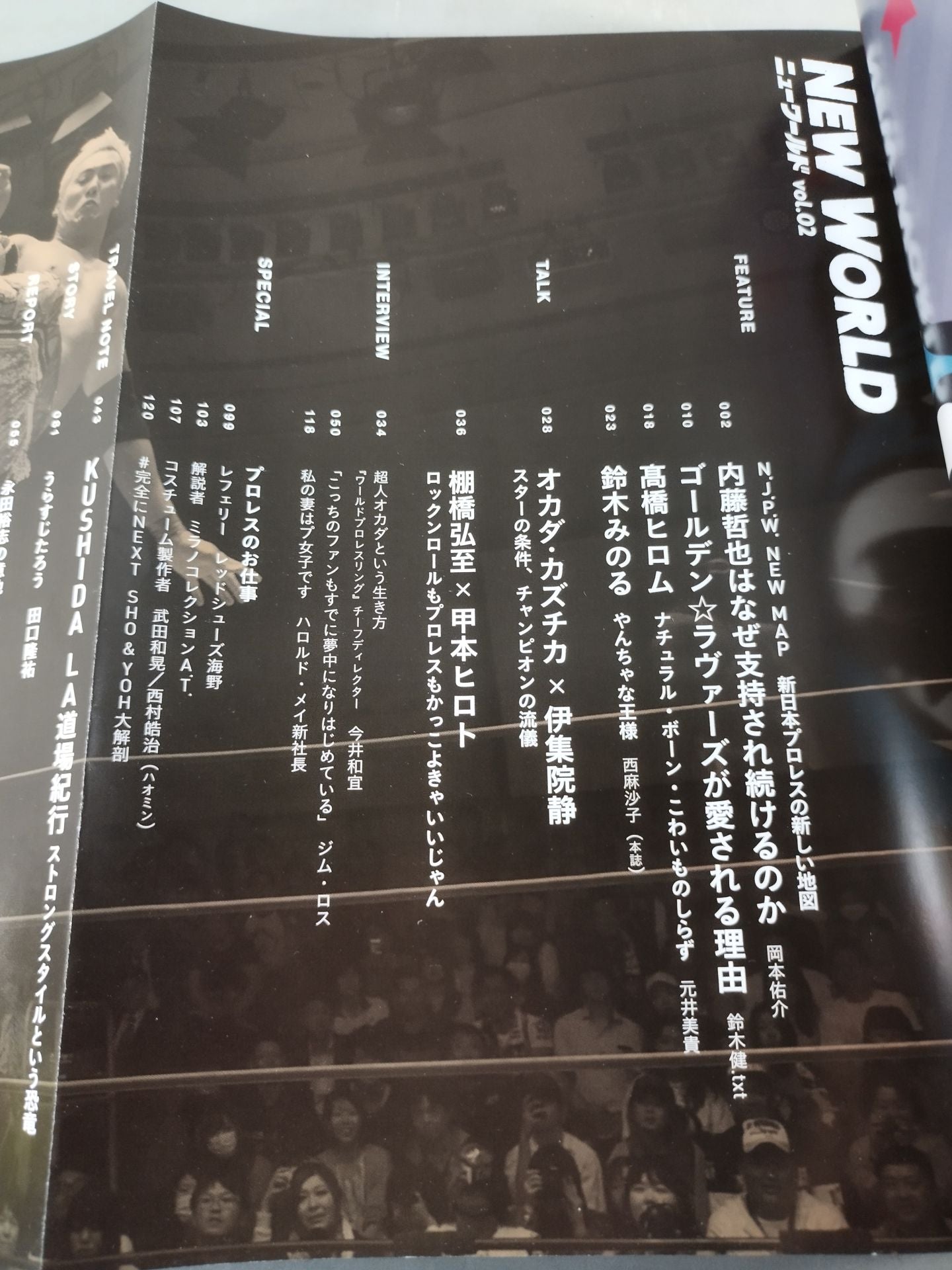 "New Japan Pro Wrestling World" Official Book NEW WORLD vol.2