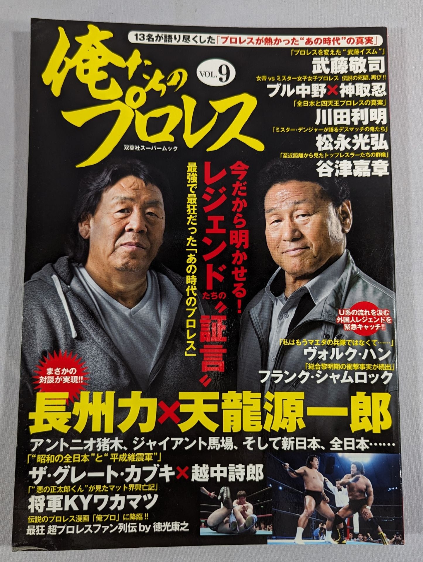 俺たちのプロレス Vol.9 今だから明かせる!レジェンドたちの13名の「証言」 長州力×天龍源一郎