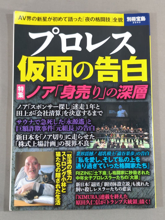 別冊宝島2543 プロレス 仮面の告白 AV界の新星が初めて語った「夜の格闘技」全貌