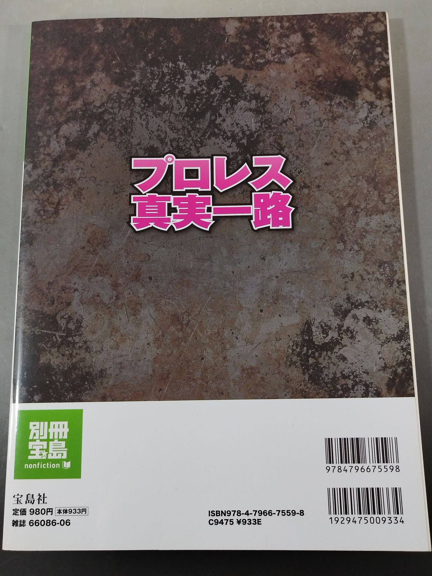 Bessatsu Takarajima 1678 Pro Wrestling Truth Ichiro
