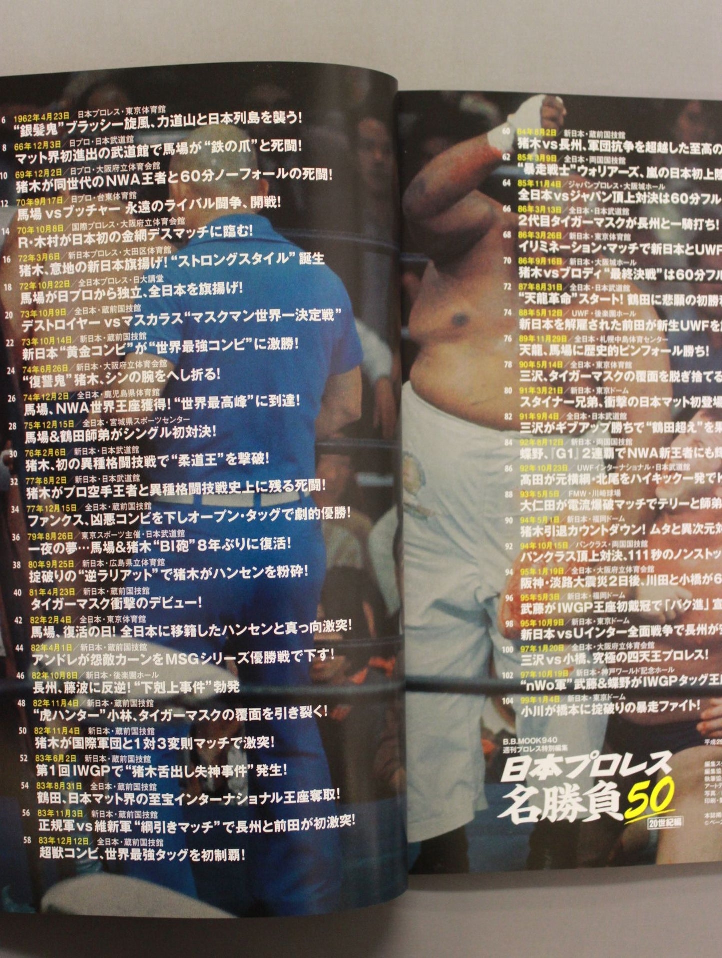 Japan Pro Wrestling Famous Matches 50 [20th Century Edition / The excitement of the battle that made all of Japan enthusiastic is revived