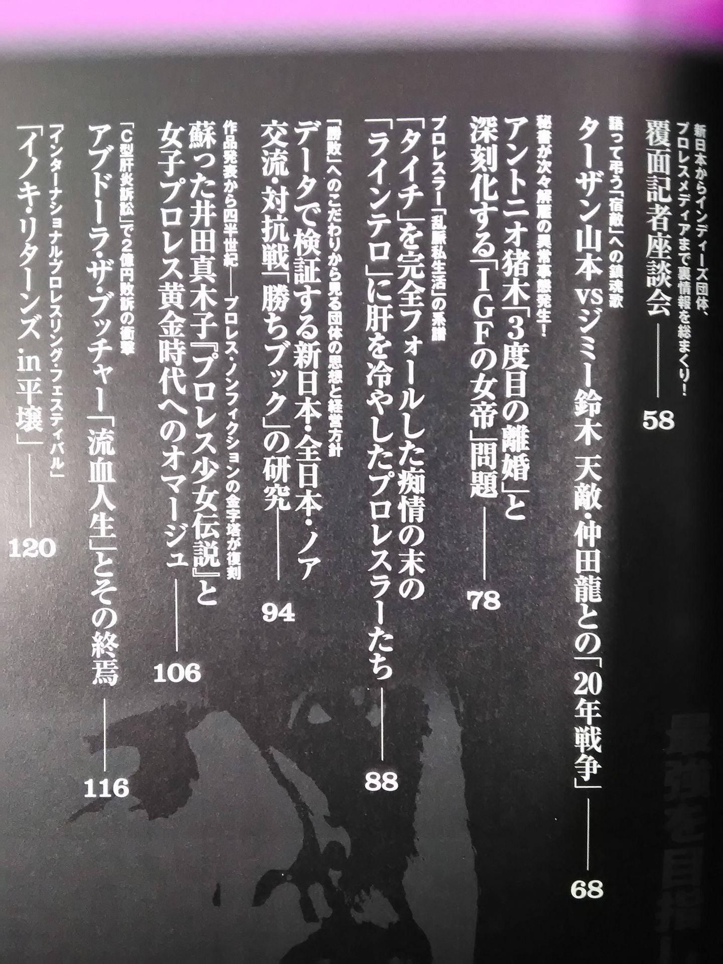 Separate volume Treasure Island 2242 Pro Wrestling The Man of Suspicion The King of Destruction" 10 years after his death - Shura of the Hashimoto family