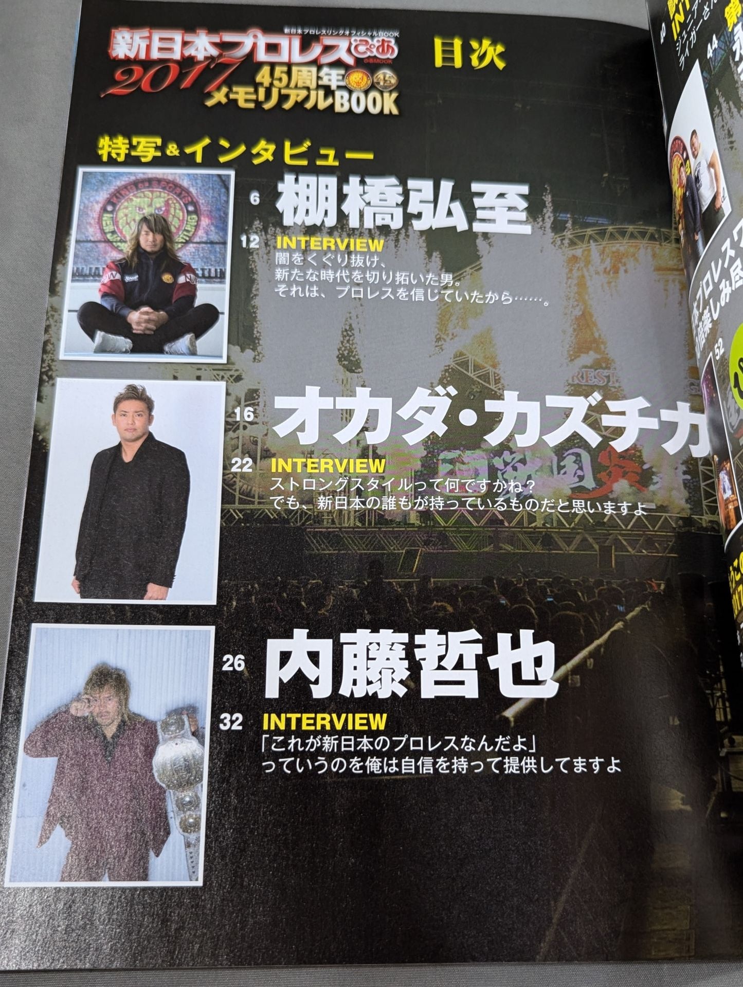 新日本プロレスぴあ2017 45周年メモリアルBOOK
