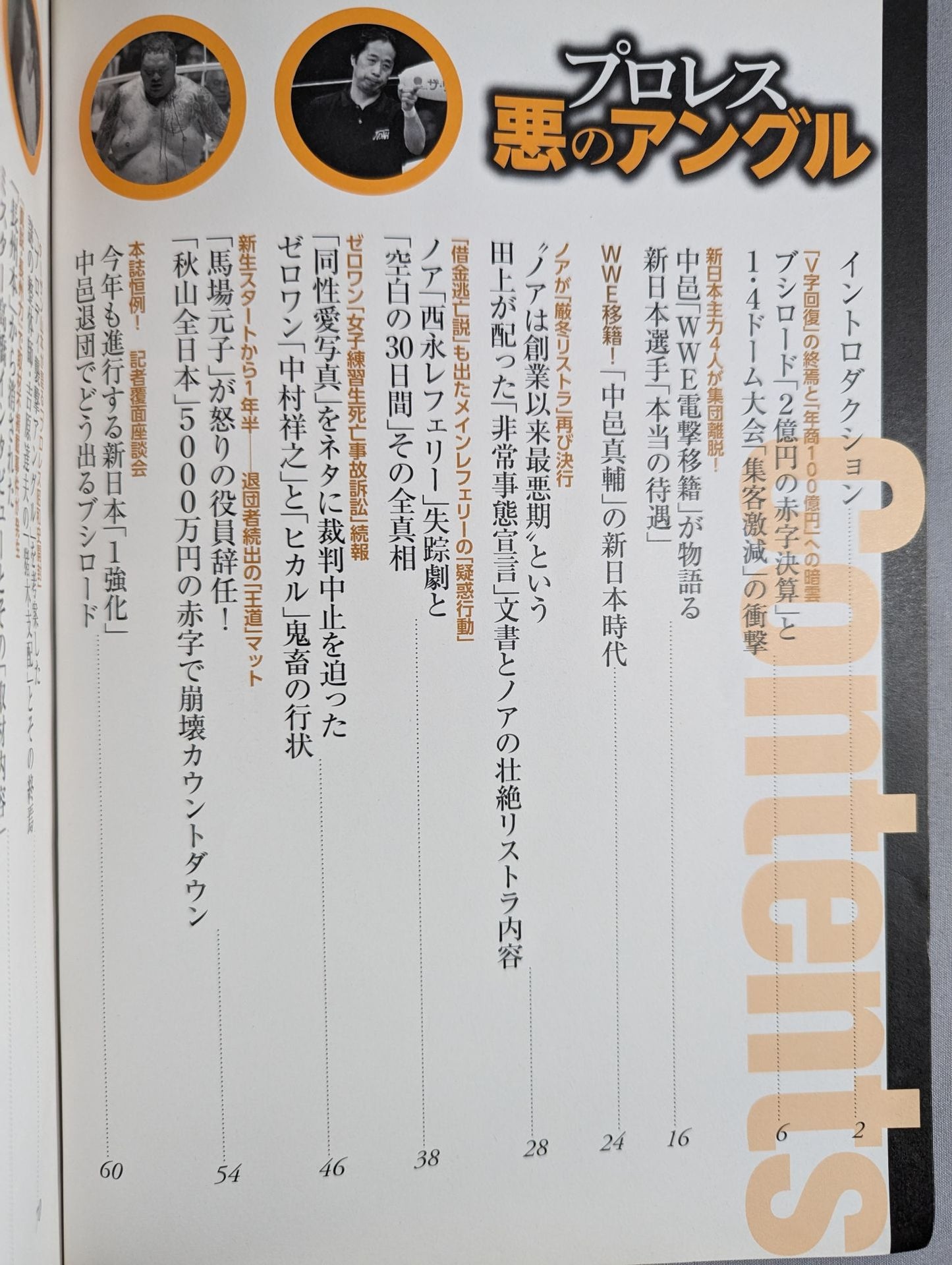 別冊宝島2431 プロレス 悪のアングル 封印されたノア・西永レフェリー失踪騒動の真相