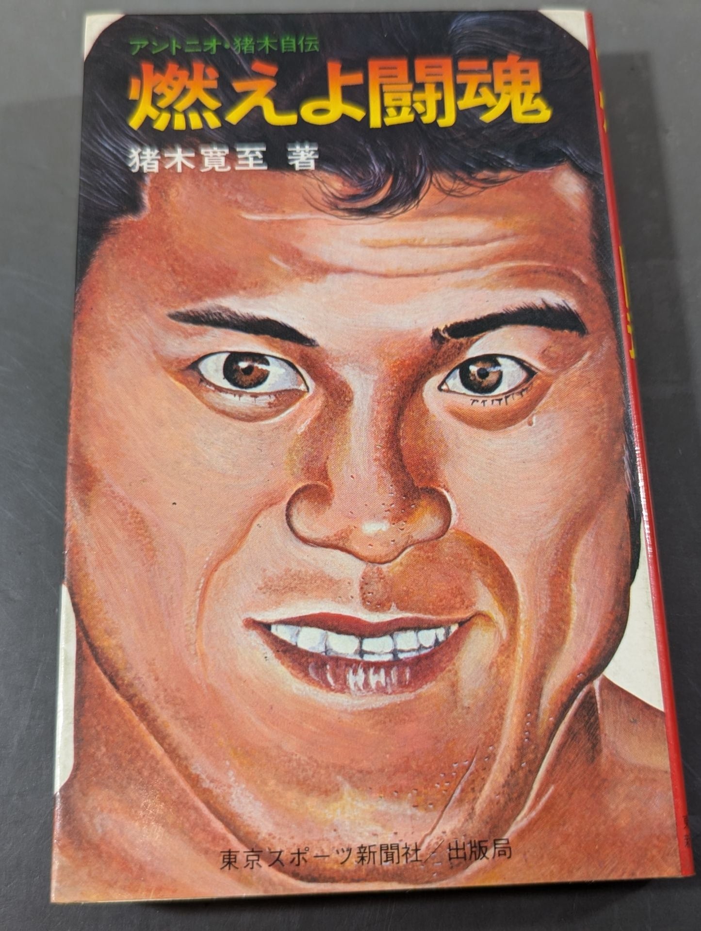 Burning Fighting Spirit: Antonio Inoki's Autobiography (Cover Illustration Version)
