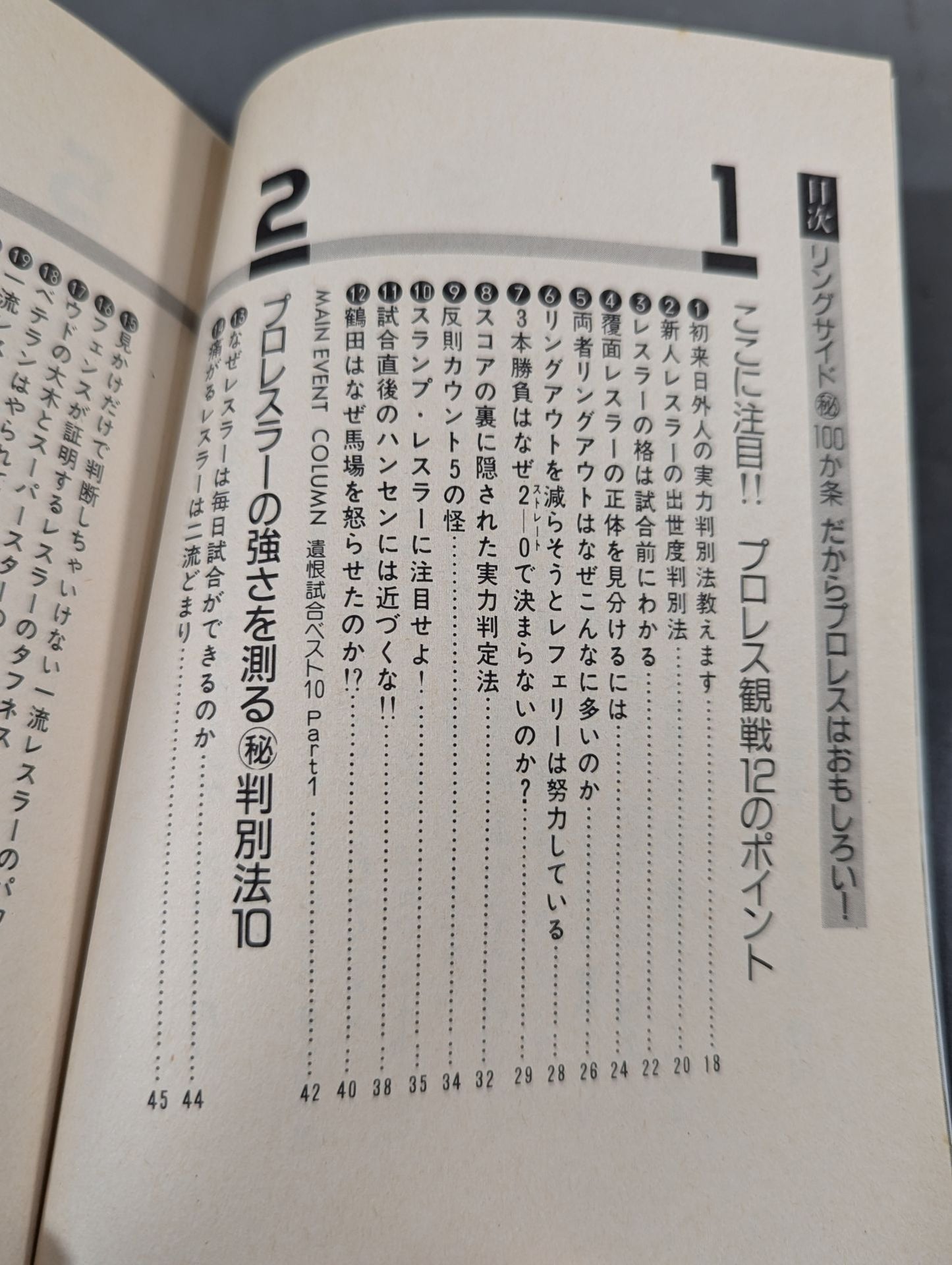 だからプロレスはおもしろい! リングサイドマルヒ100か条