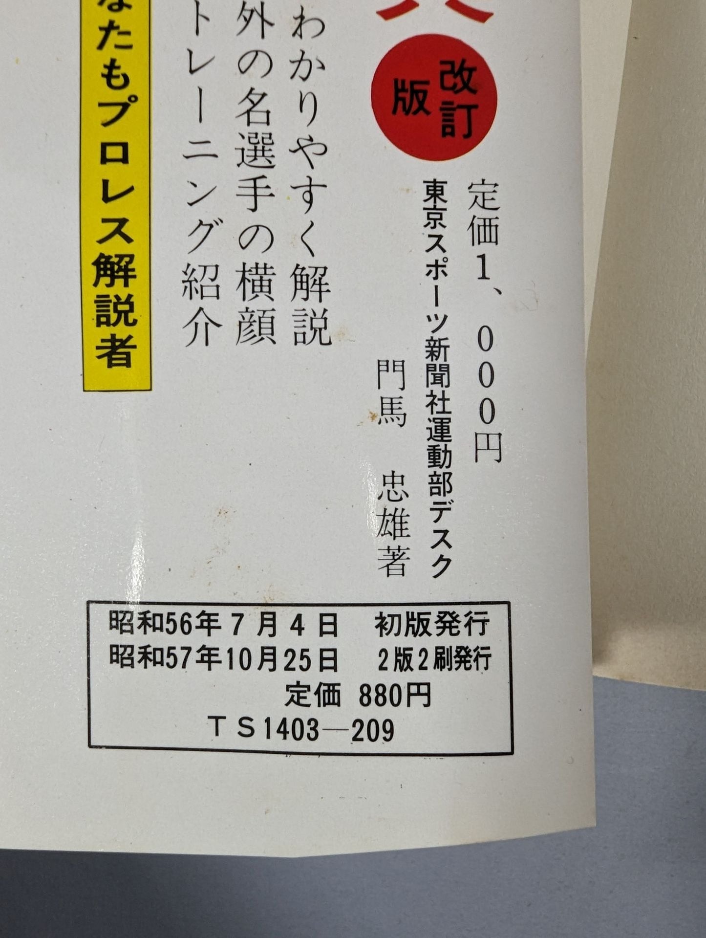 プロレス血涙戦記 名勝負物語