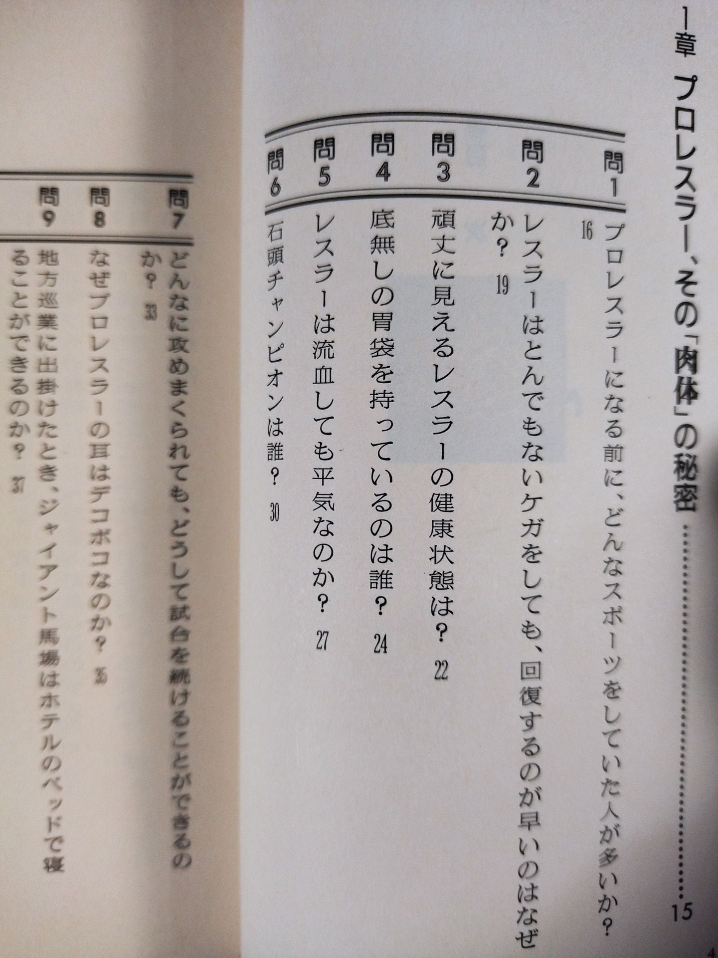 ”プロレス”君さえも知らない秘密