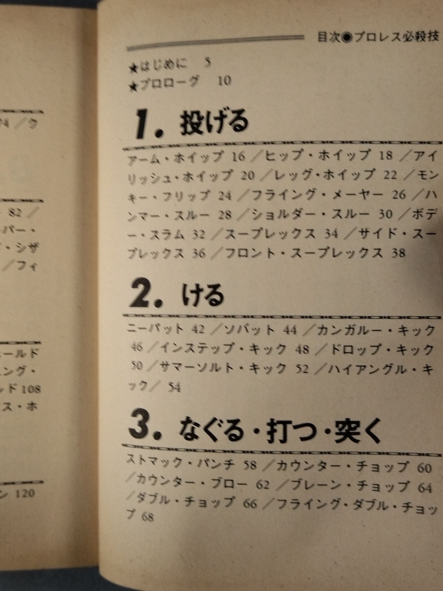 プロレス必殺技 豆たぬきの本101