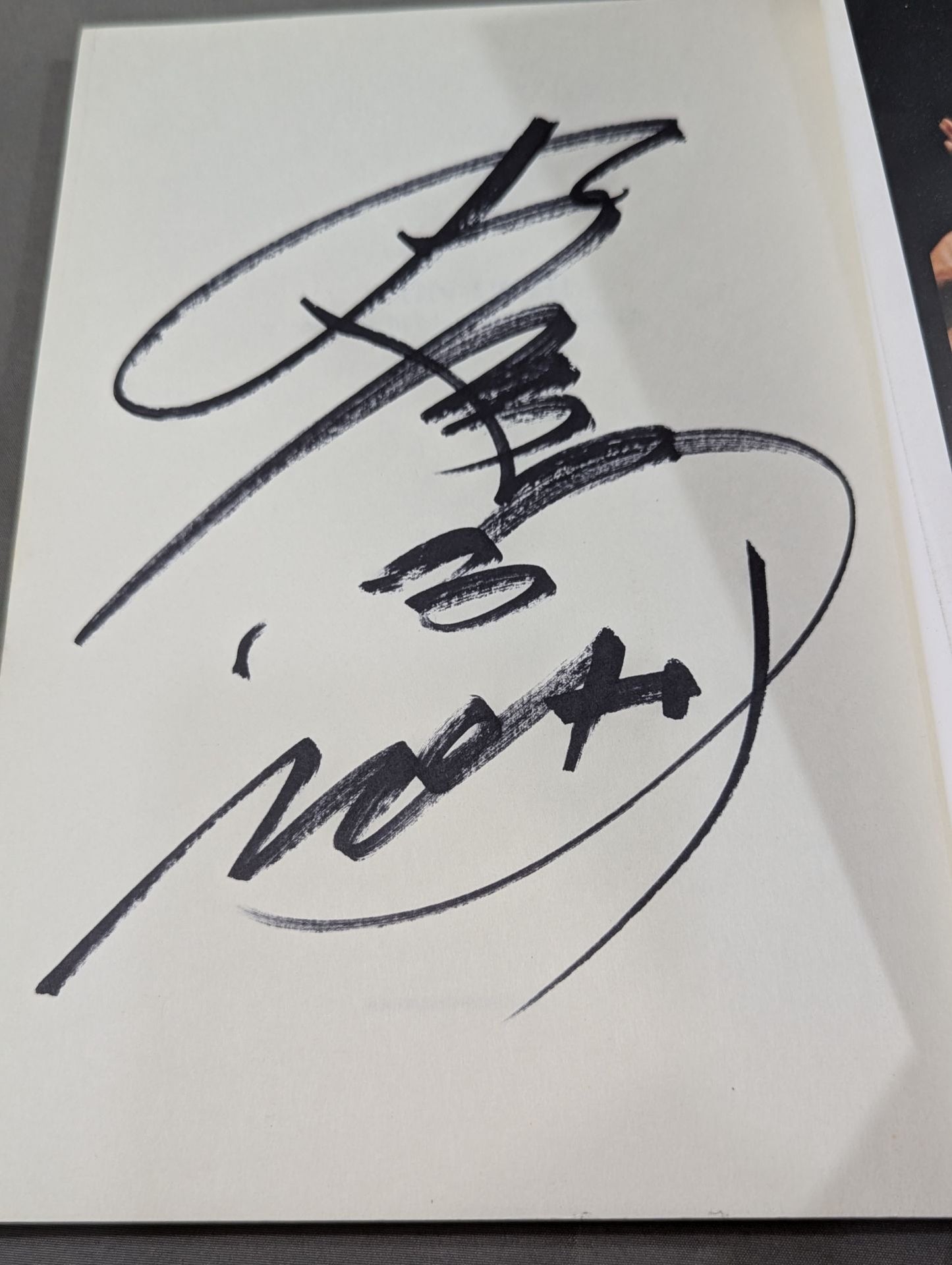 【Naomichi Marufuji & KENTA hand signed autographSHIN-UCHI is the best place we aim for