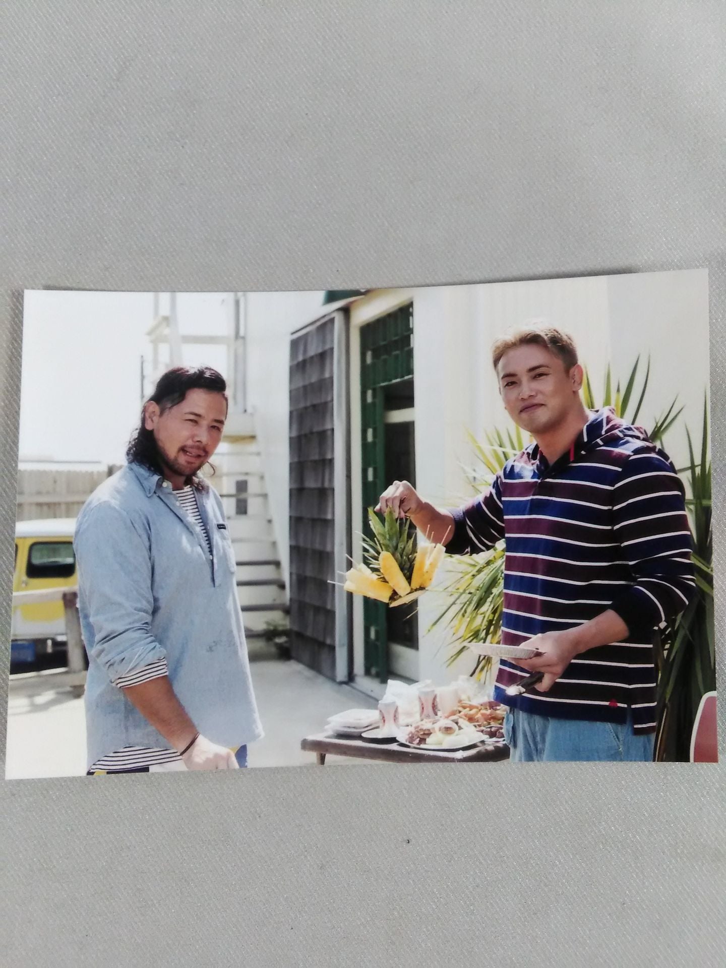 【Shinsuke Nakamura & Kazuchika Okada hand signed autograph 】Shinsuke Nakamura ×Kazuchika Okada Hiroshi Tanahashi