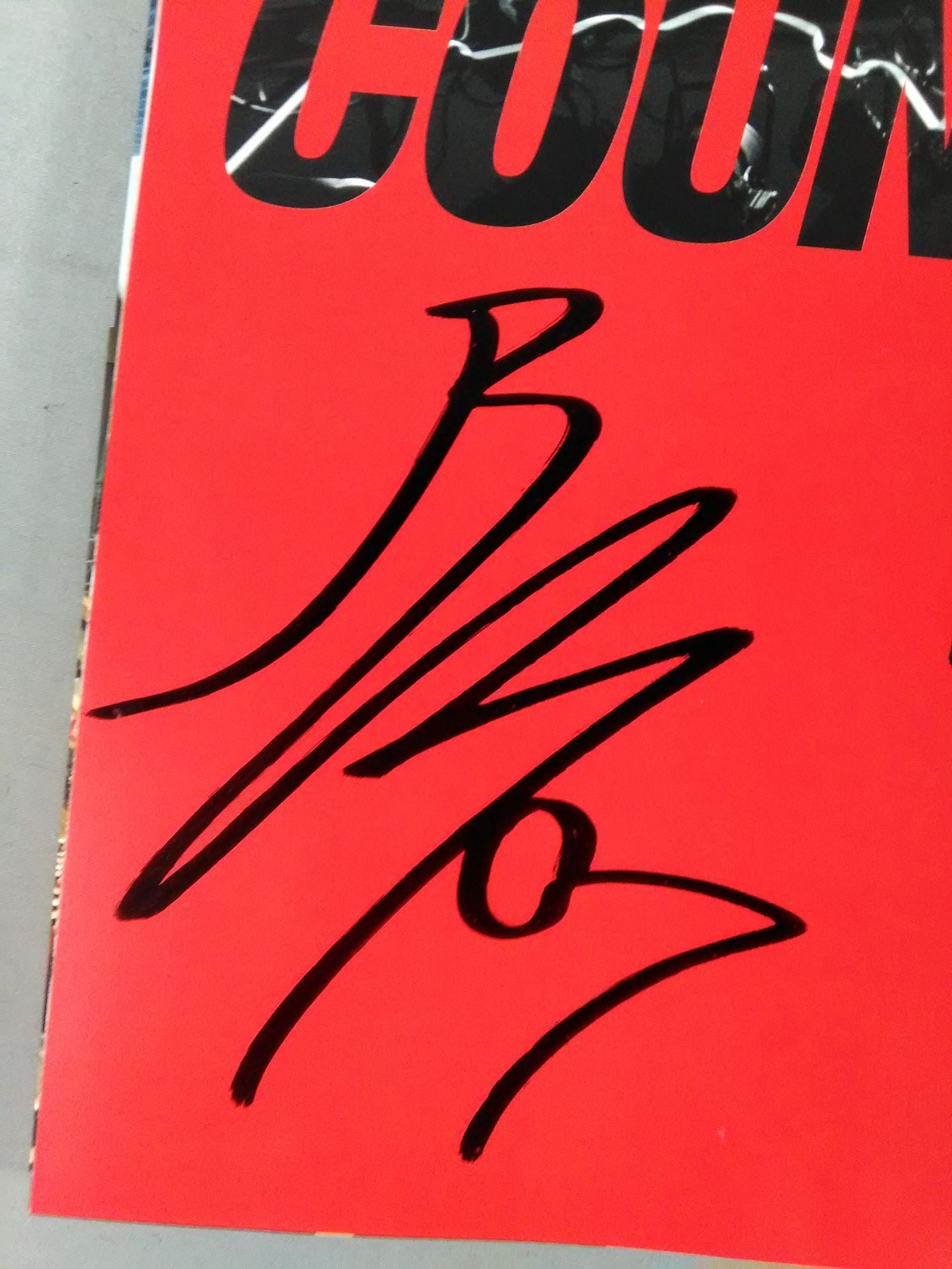 [2 fighters hand signed autograph Big Japan Pro Wrestling OfficialPhoto COUNT 0 (zero)