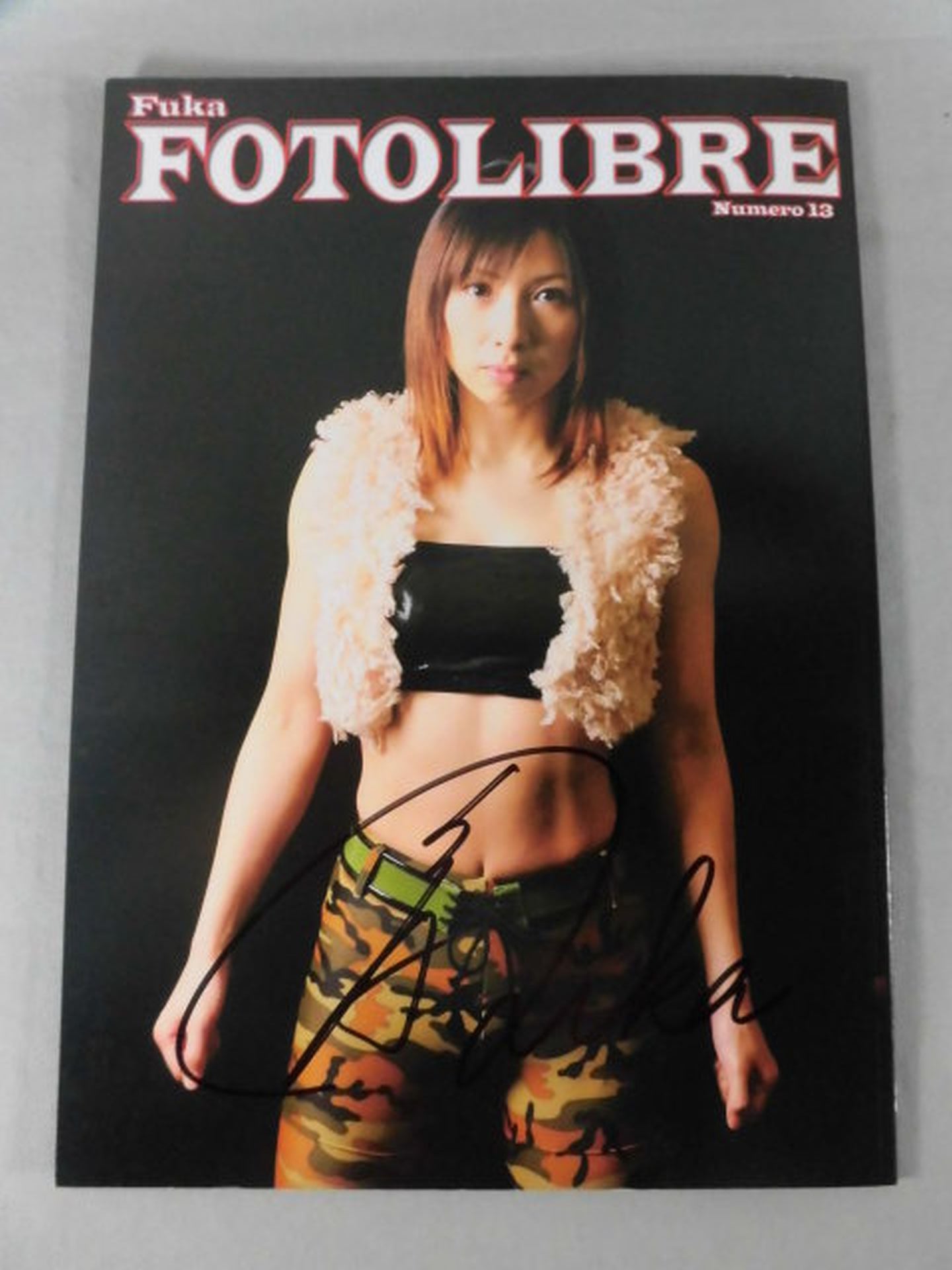 【直筆サイン入り】 FOTOLIBRE de Mascara Numero.13