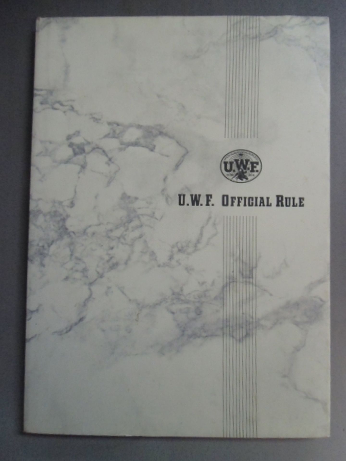 UWF OFFICIAL RULE 1989 5.4~
