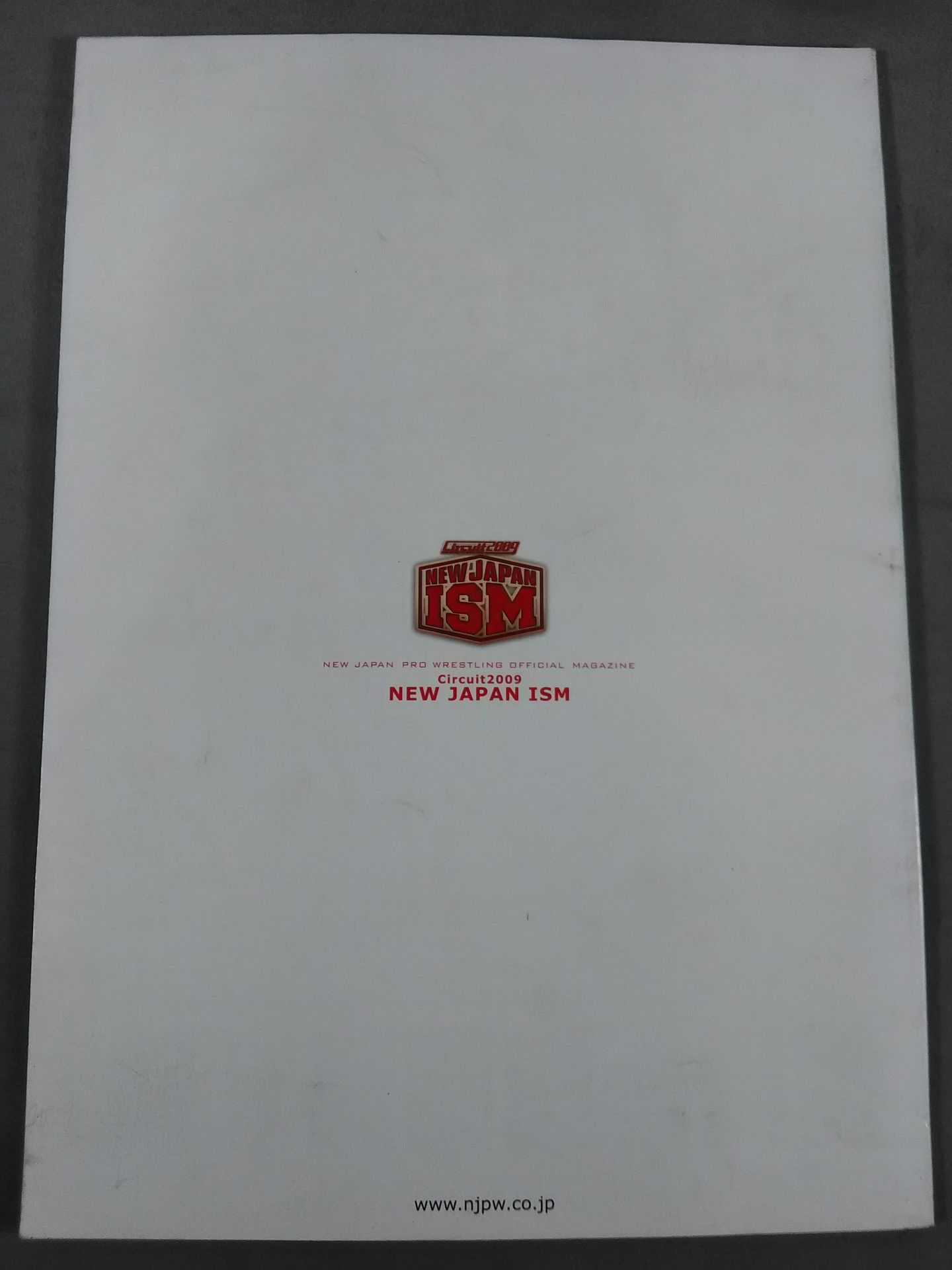 NJPW OFFICIAL MAGAZINE 2009 Vol.1