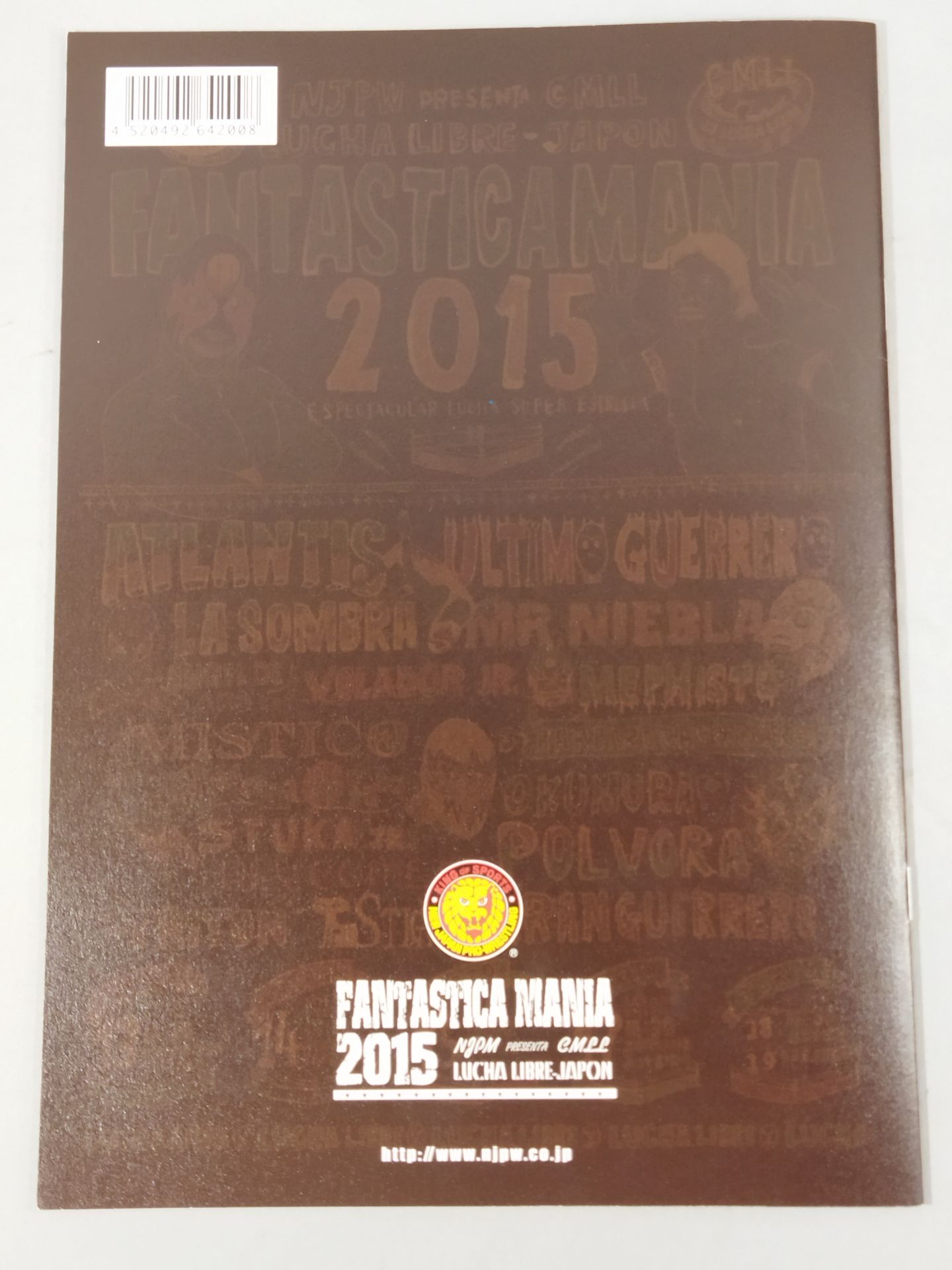 [2 fighters hand signed autograph 】FANTASTICA Mania 2015 / FANTASTICAMANIA 2015
