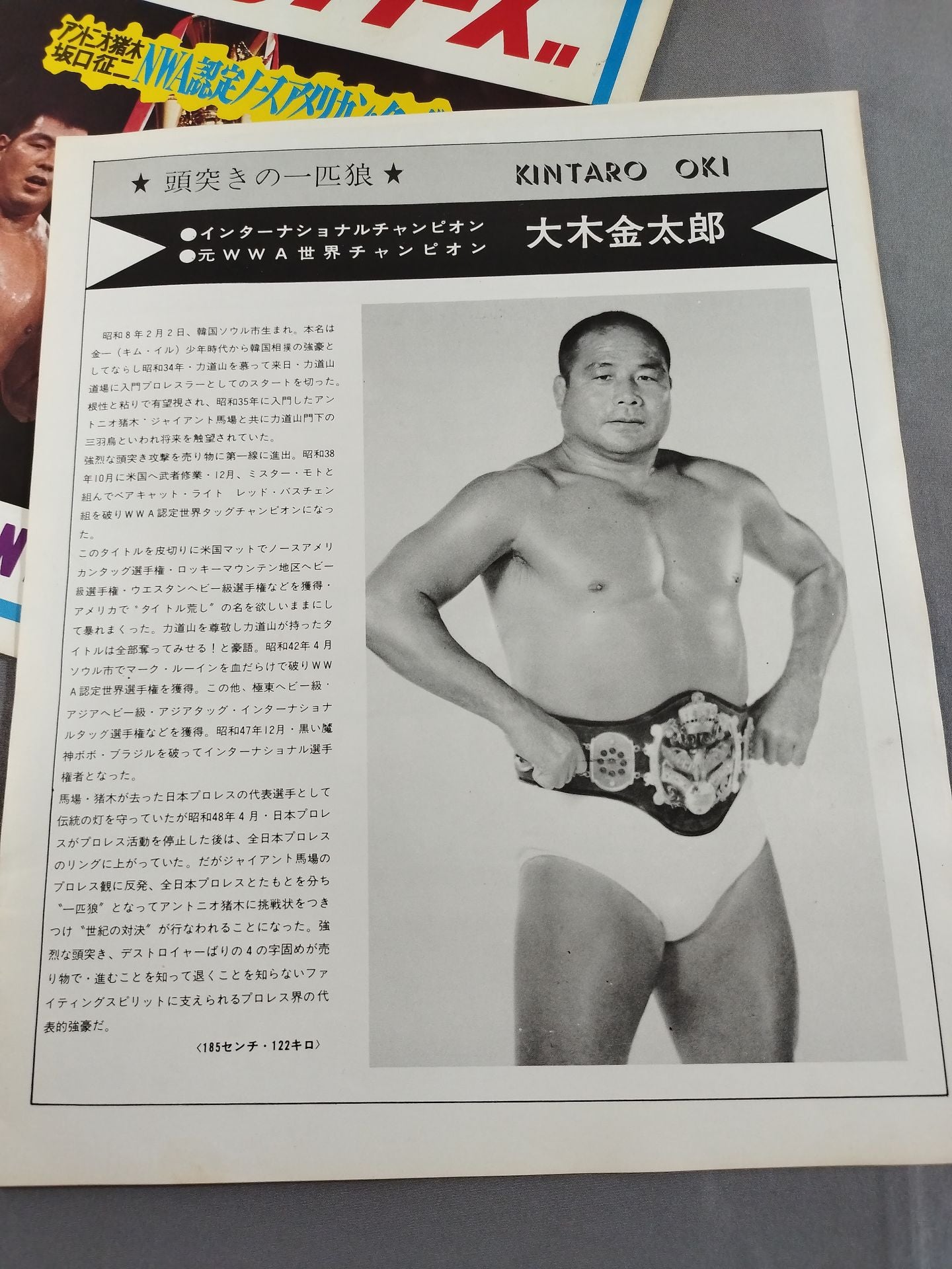 ★ Inoki vs Kintaro Oki NWF 74 ★ Fighting Spirits Series Part 1
