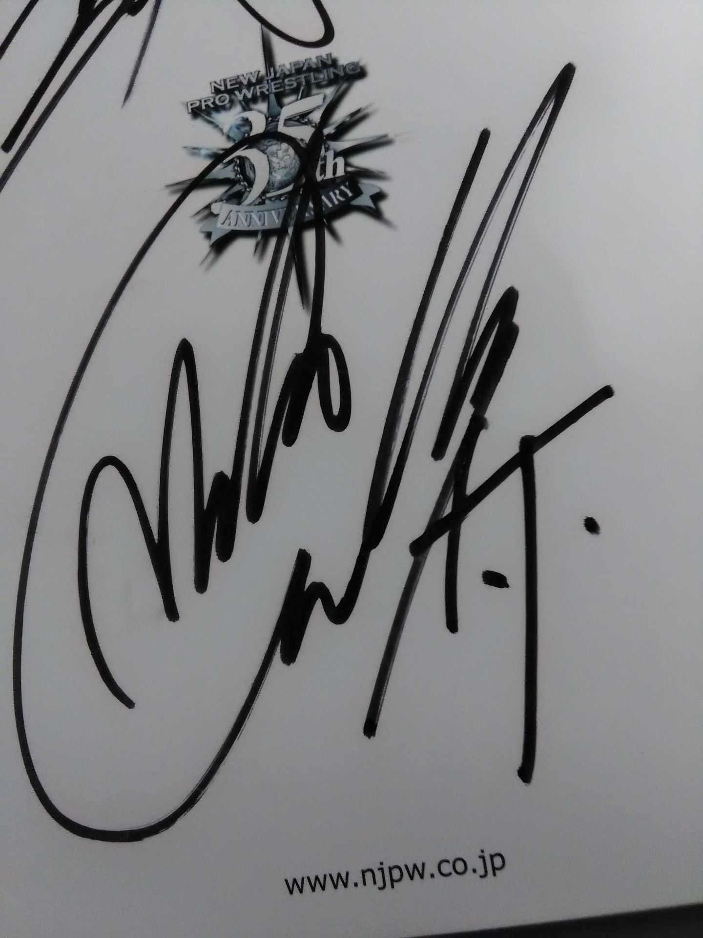 【2選手直筆サイン入り】NJPW OFFICIAL MAGAZINE 2007 Vol.1