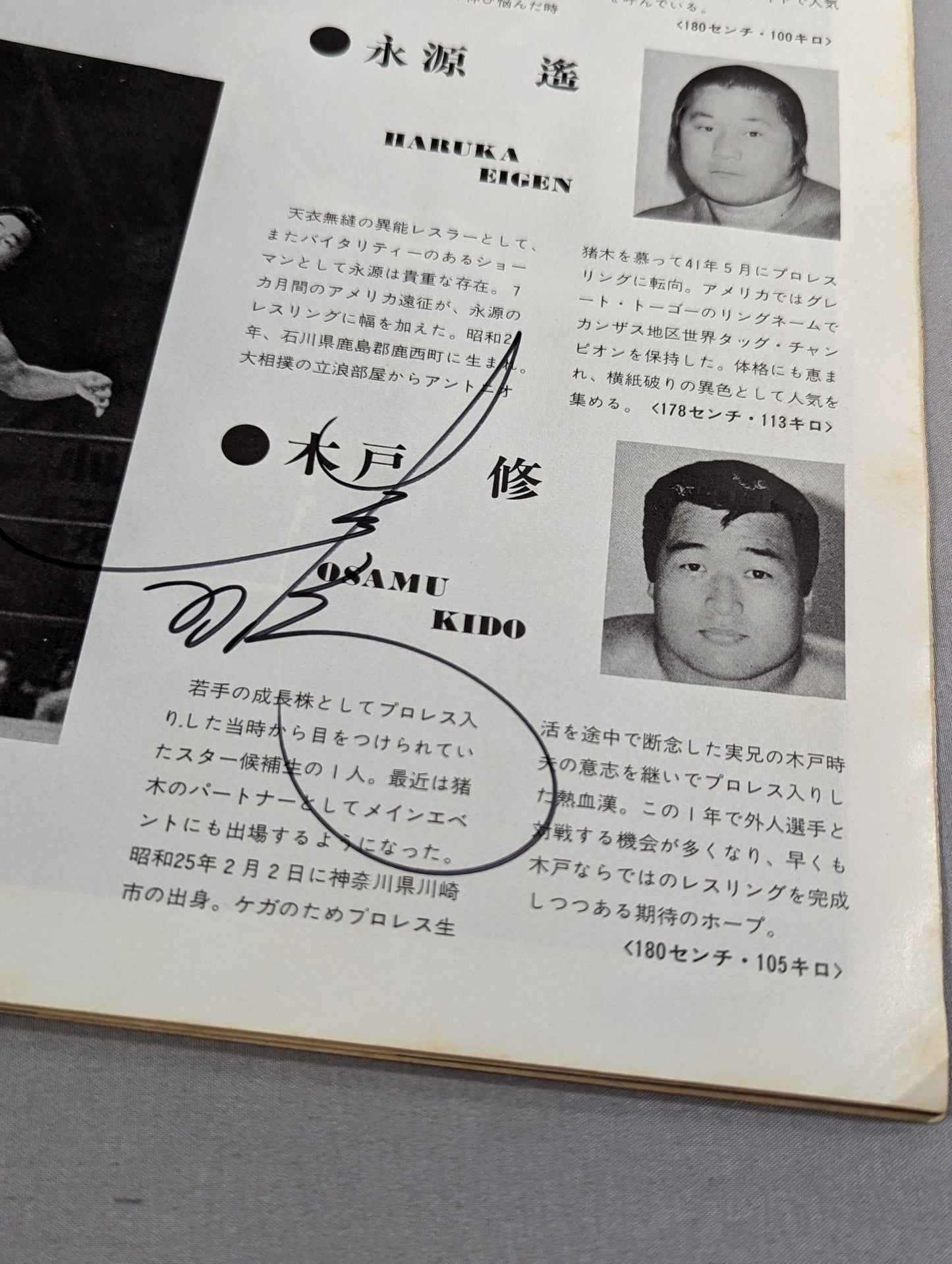 [9 fighters hand signed autograph 74 World League Rounds