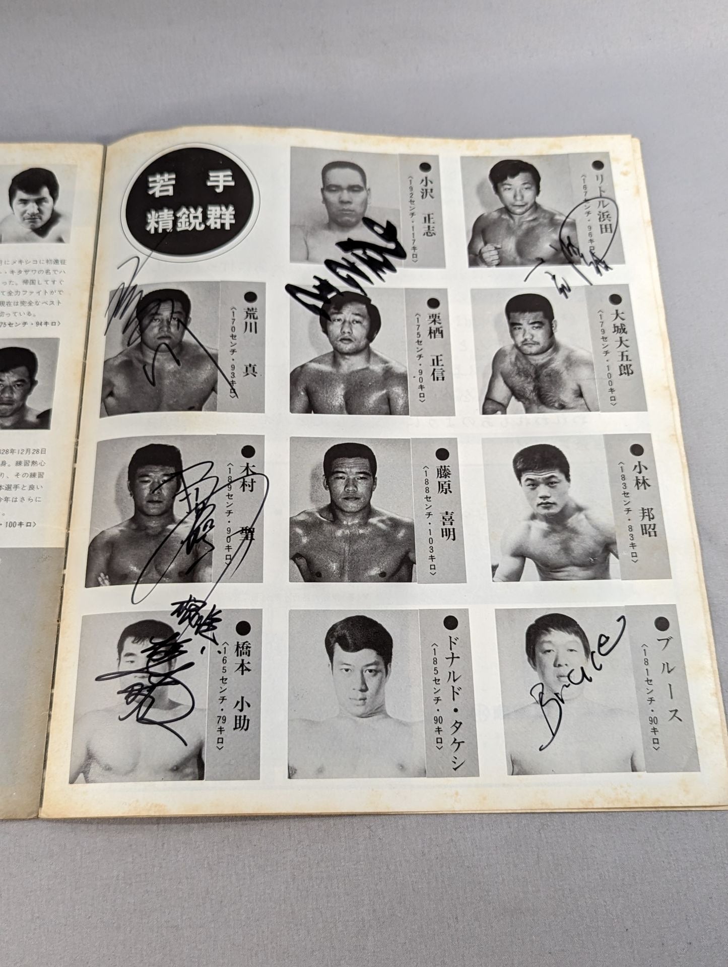 [9 fighters hand signed autograph 74 World League Rounds