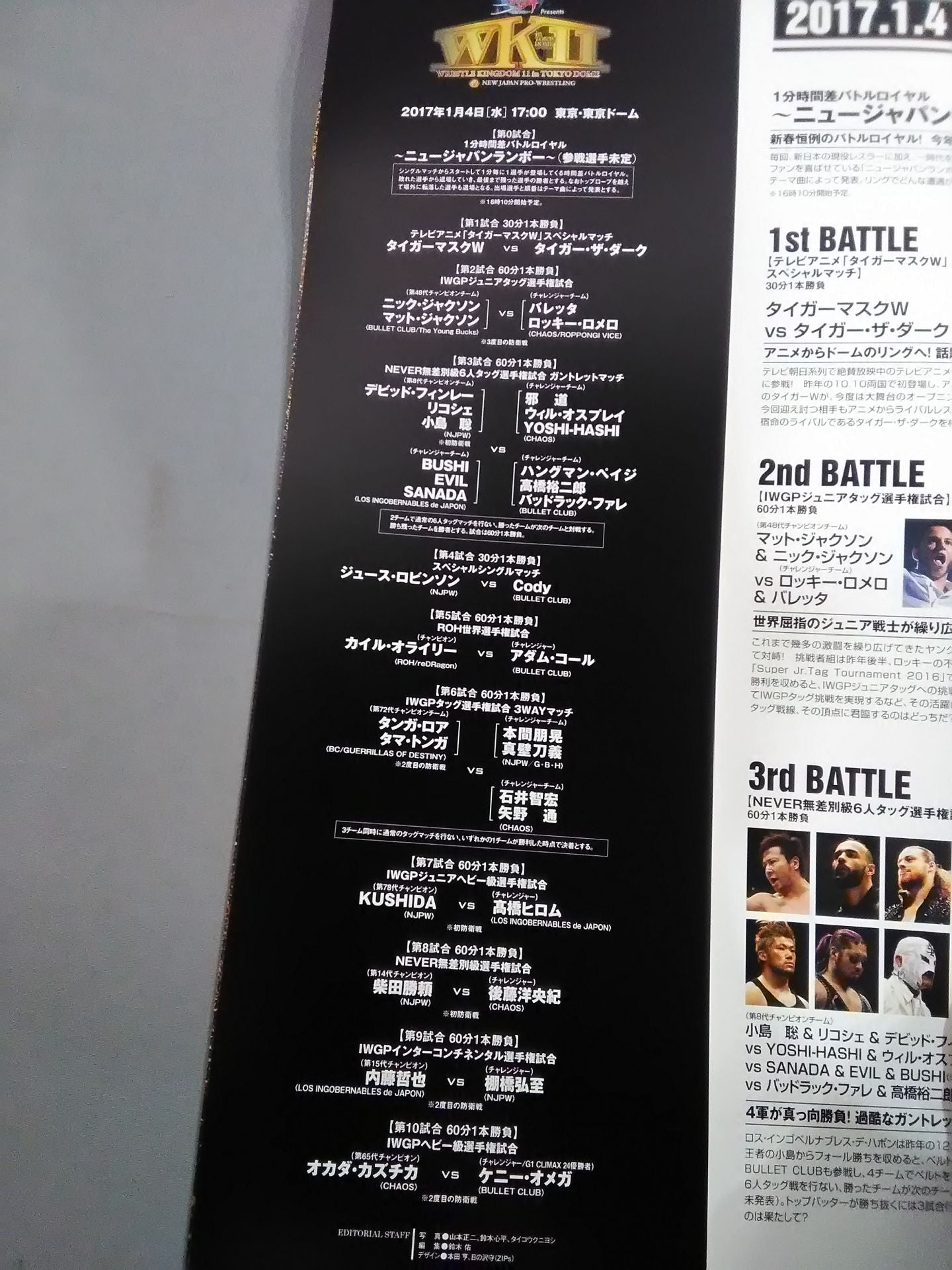 レッスルキングダム11 / WRESTLE KINGDOM 11