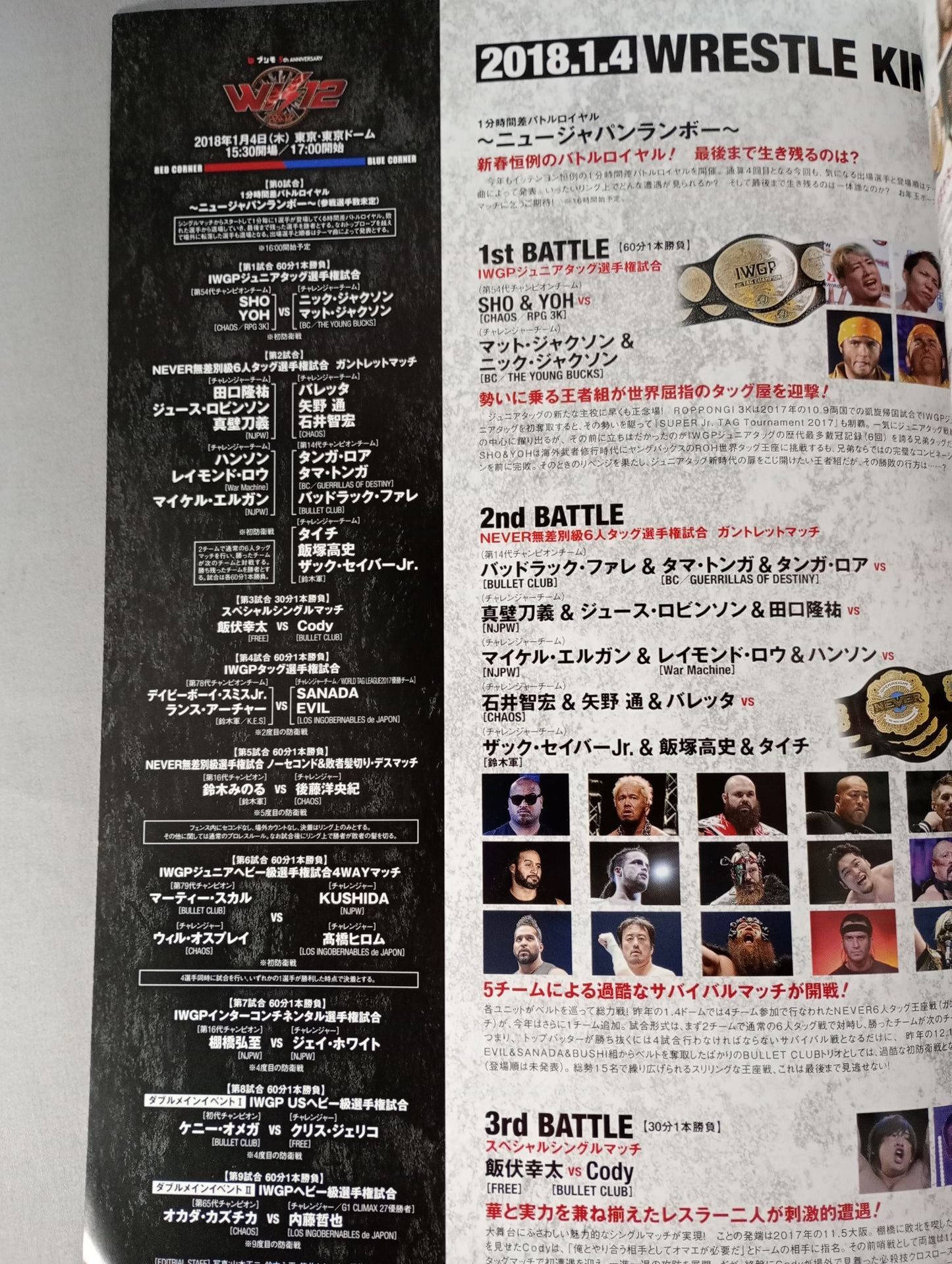 レッスルキングダム12 / WRESTLE KINGDOM 12