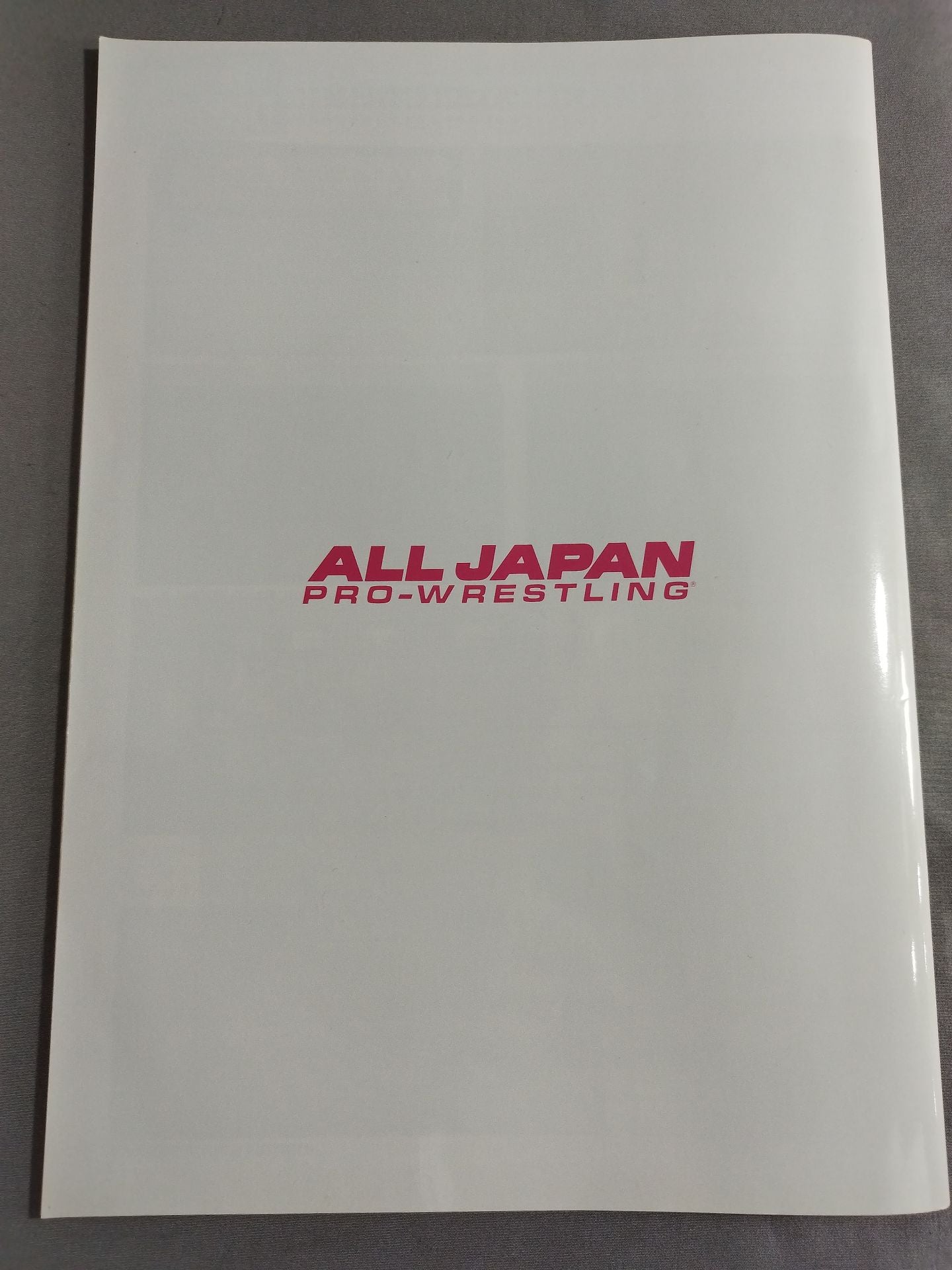 ALL JAPAN Family 2016 Official Fan Club newsletter
