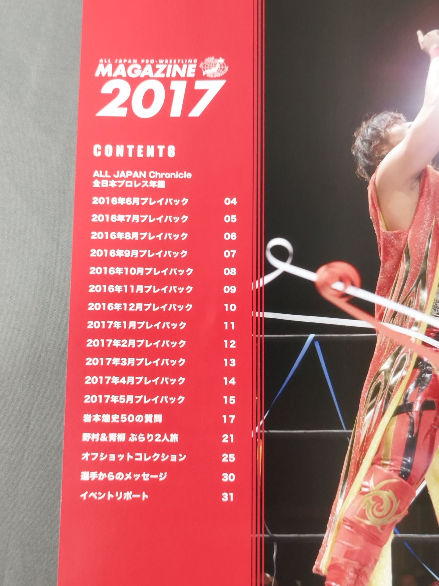 All Japan Pro Wrestling Magazine 2017 / ALL-JAPAN PRO- Wrestling MAGAZINE 2017
