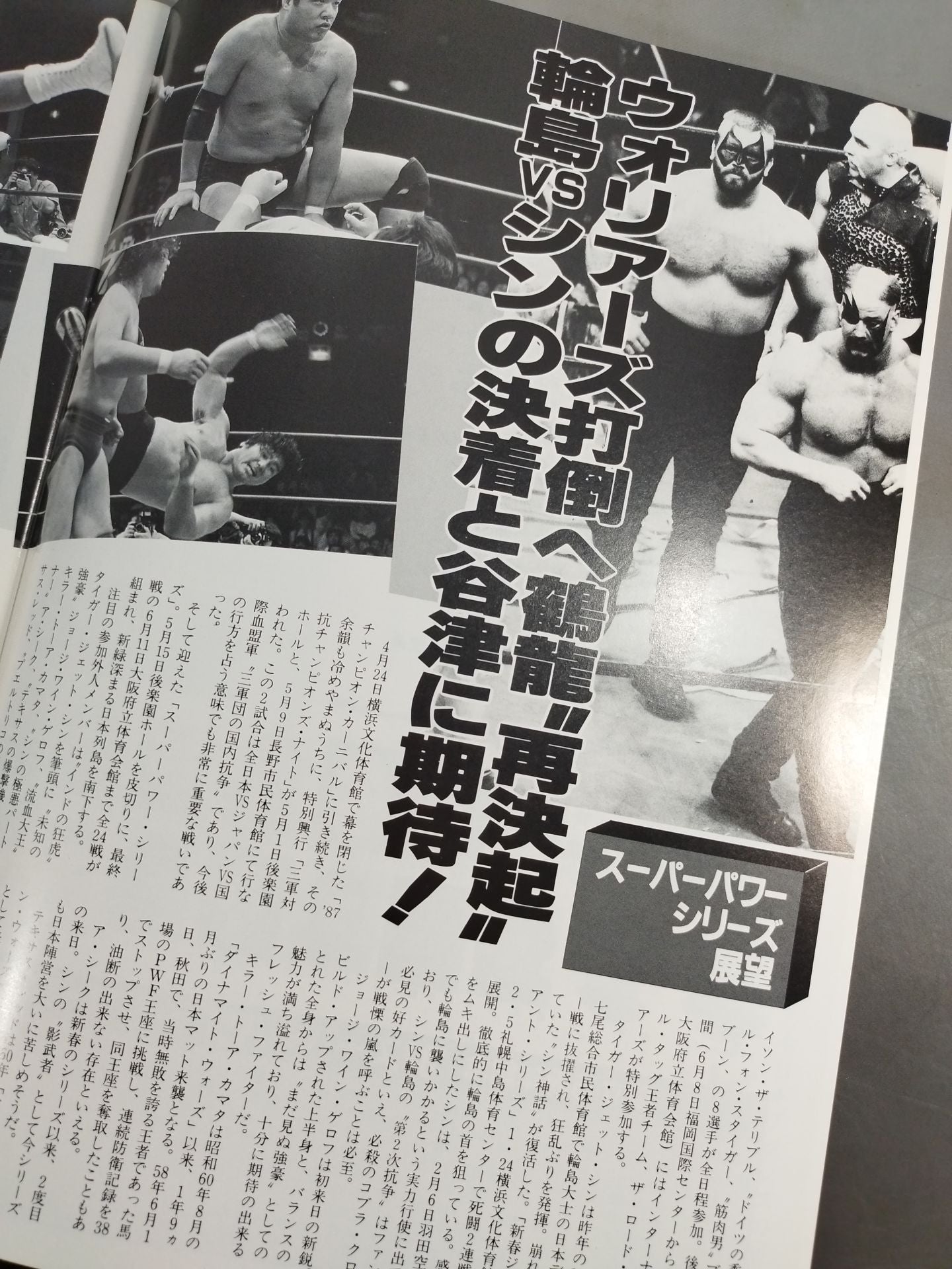 ★馬場vsラジャ・ライオン★ 87スーパーパワー・シリーズ