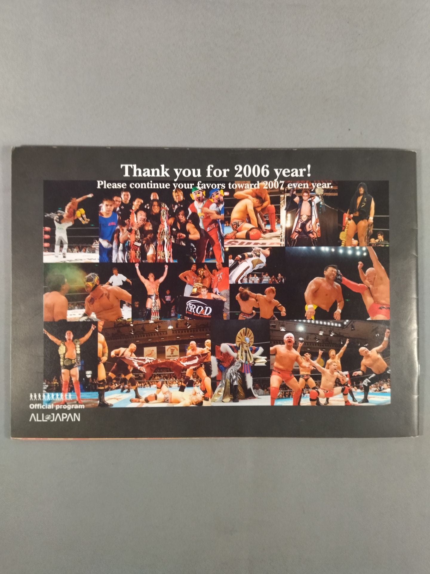 【荒谷望誉 直筆サイン入り】2006世界最強タッグ決定リーグ戦