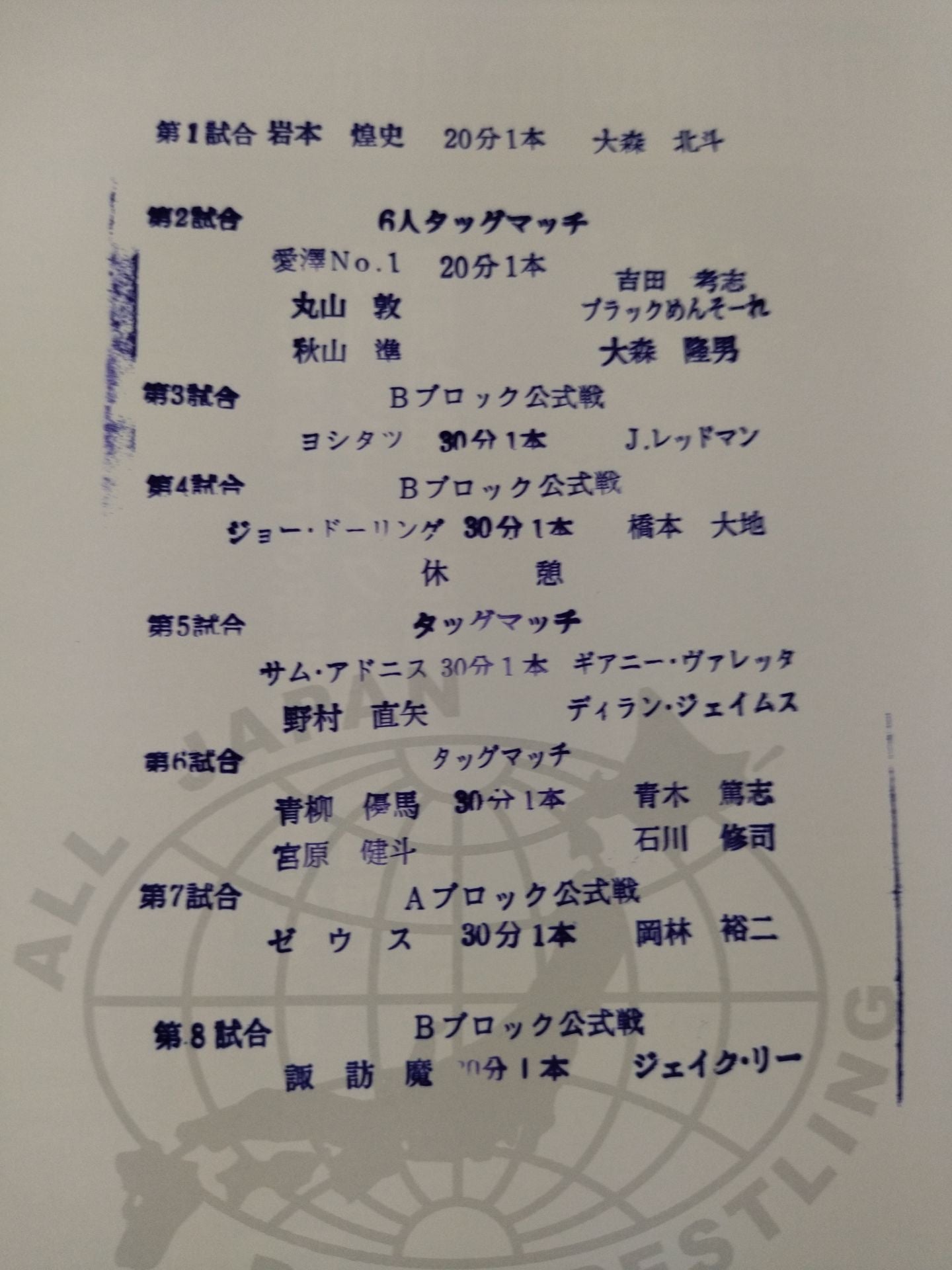 2019チャンピオンカーニバル