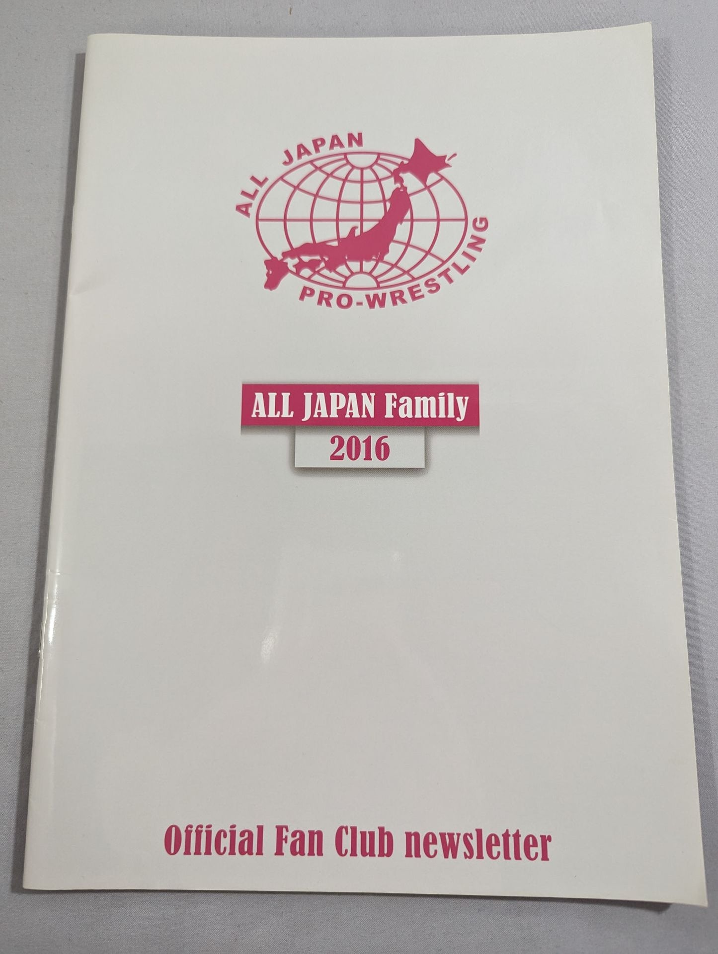 All Japan Pro Wrestling 2014~2018 Fan Club Newsletter 5 volumes set