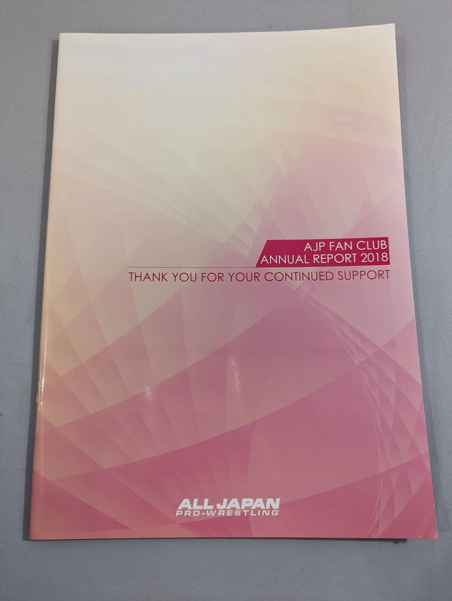 All Japan Pro Wrestling 2014~2018 Fan Club Newsletter 5 volumes set